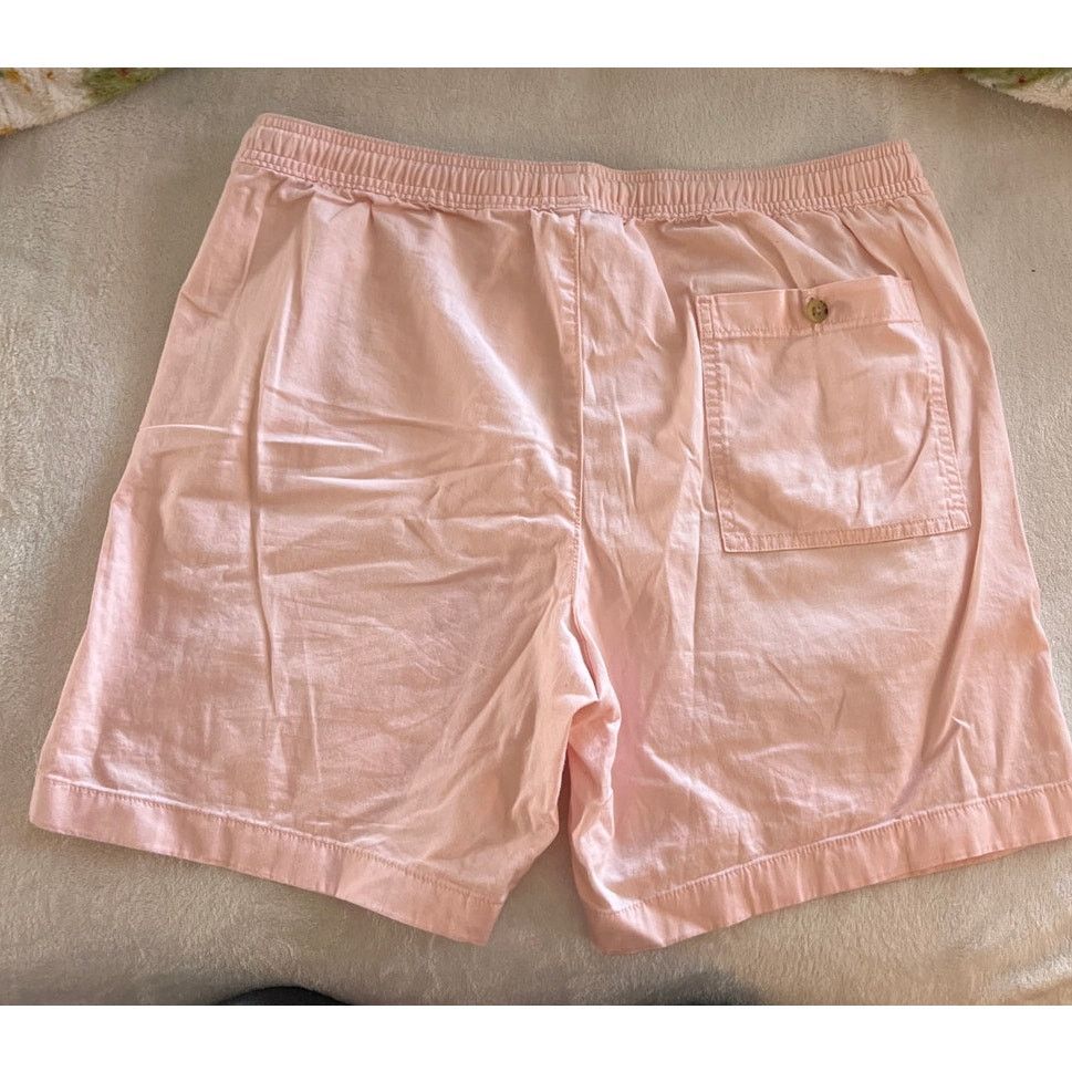 J.Crew J Crew Mercantile Flex Dock Linen Men's Pink shorts Large Size US 34 / EU 50 - 3 Thumbnail