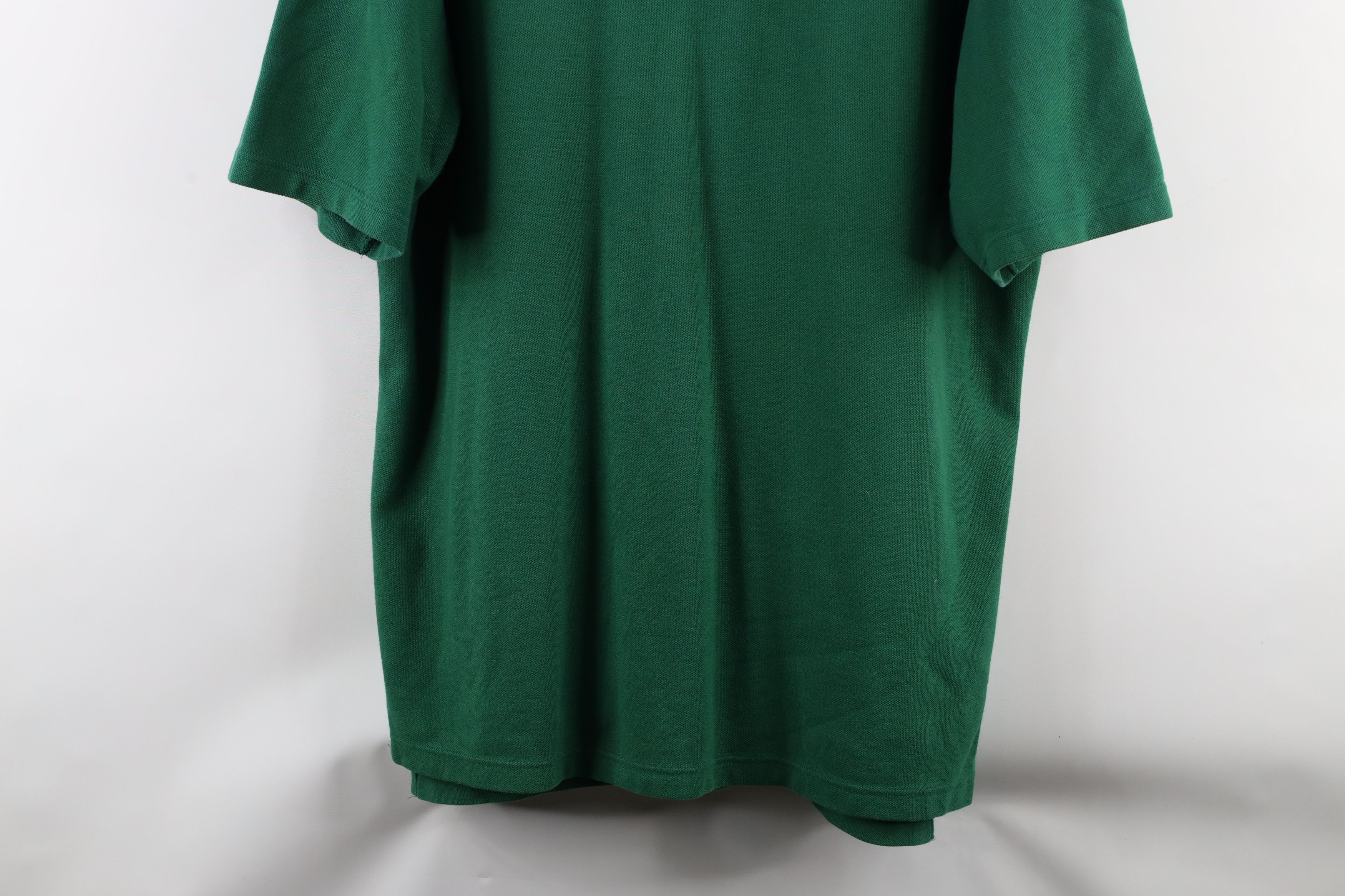 Lands' End × Vintage Vintage 90s Lands End Collared Golf Polo Shirt Green USA Size US XL / EU 56 / 4 - 3 Thumbnail
