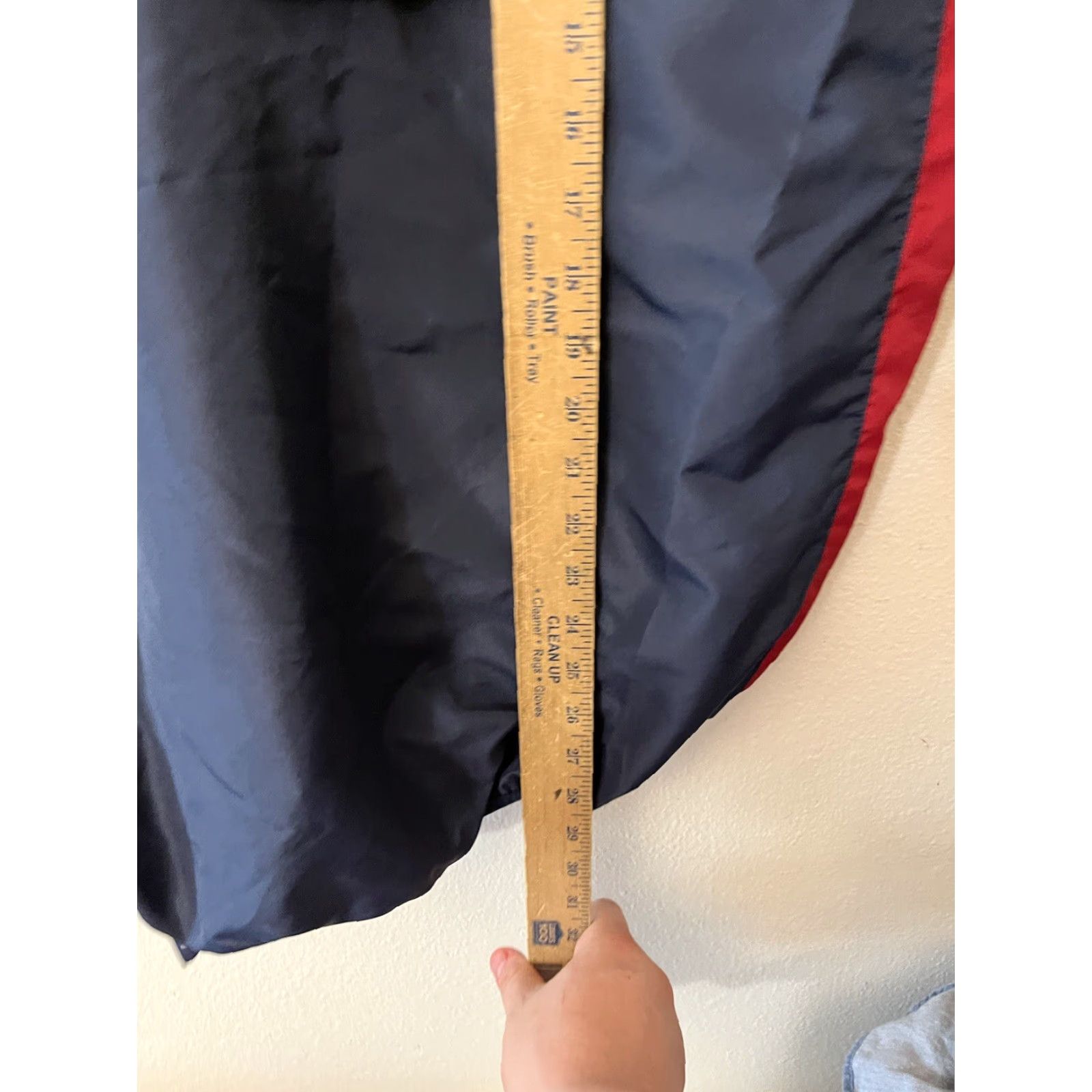 Vintage Cooperstown Authentic Mens Pullover Wind Shirt Casual Short Sleeve V-Neck Navy Blue Red 100% Polyester Softshell Embroidered Dream Size US M / EU 48-50 / 2 - 5 Thumbnail