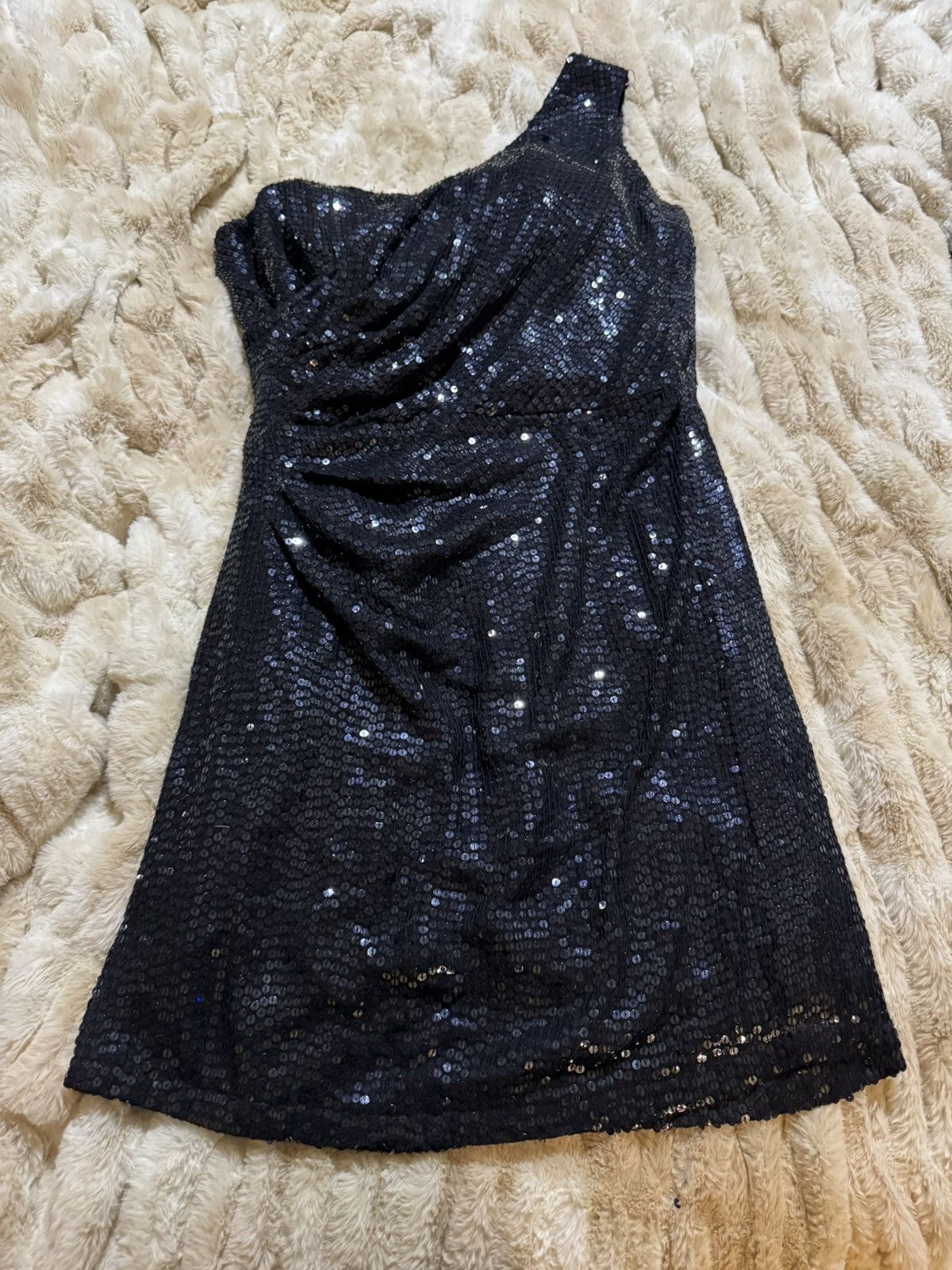 Parker Parker One Shoulder Sequin cocktail dress Size M / US 6-8 / IT 42-44 - 1 Thumbnail