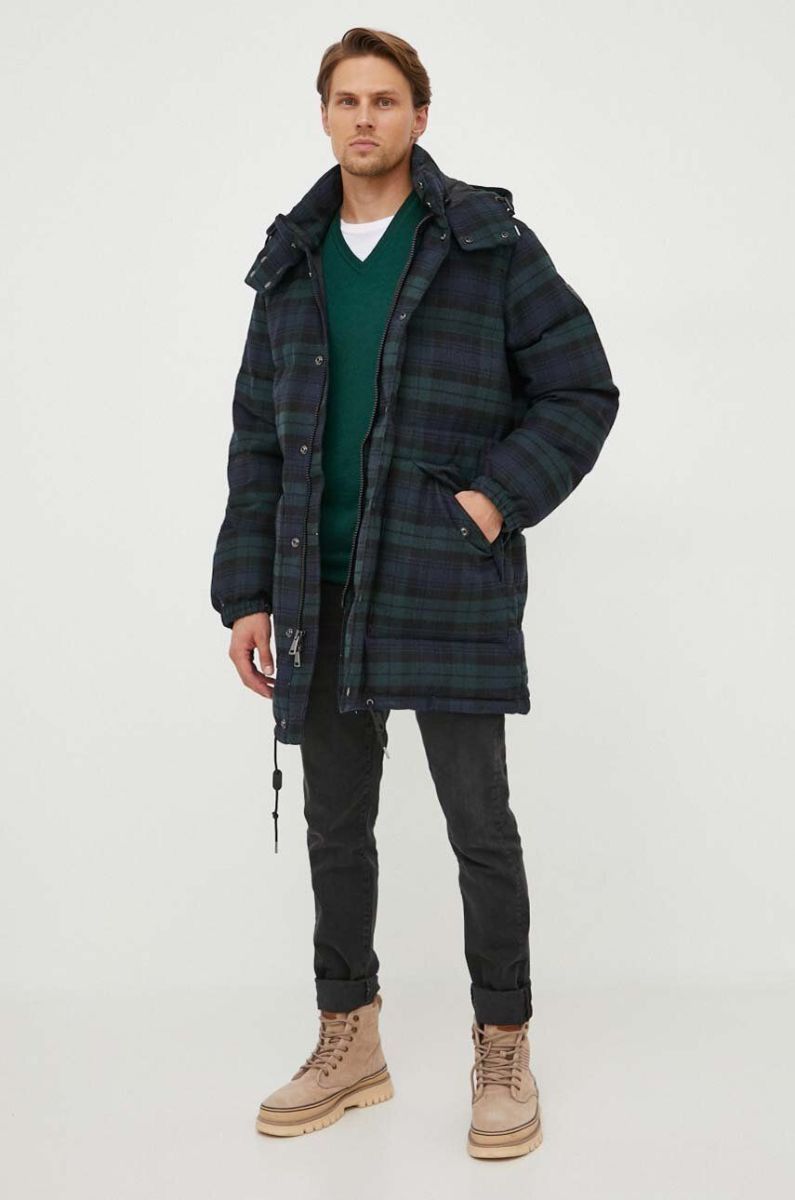 Polo Ralph Lauren 🇺🇸❗️NEW Polo Ralph Lauren Plaid Wool Puffer Down Coat Jacket Size US L / EU 52-54 / 3 - 3 Thumbnail