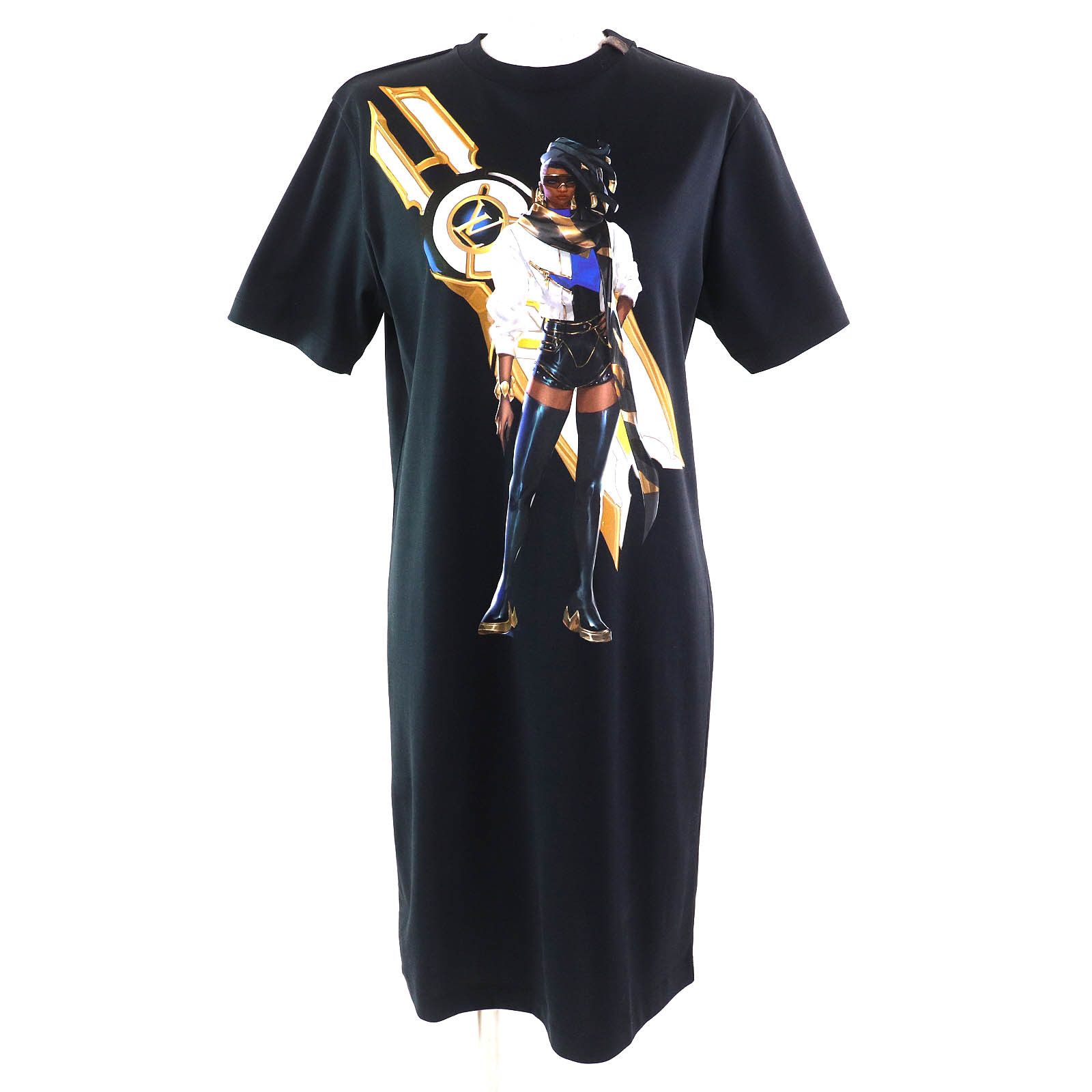 Louis Vuitton Louis Vuitton Louis Vuitton League of Legends T-Shirt Dress Cotton Dresses Size ONE SIZE - 1 Thumbnail