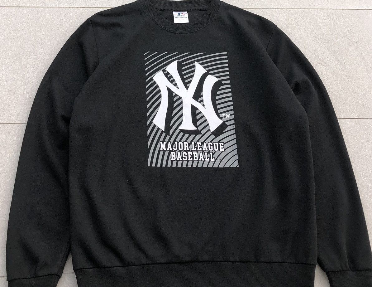 New York Yankees Vintage MLB New York Yankees Big Logo Crewneck Sweatshirt Size US L / EU 52-54 / 3 - 3 Thumbnail