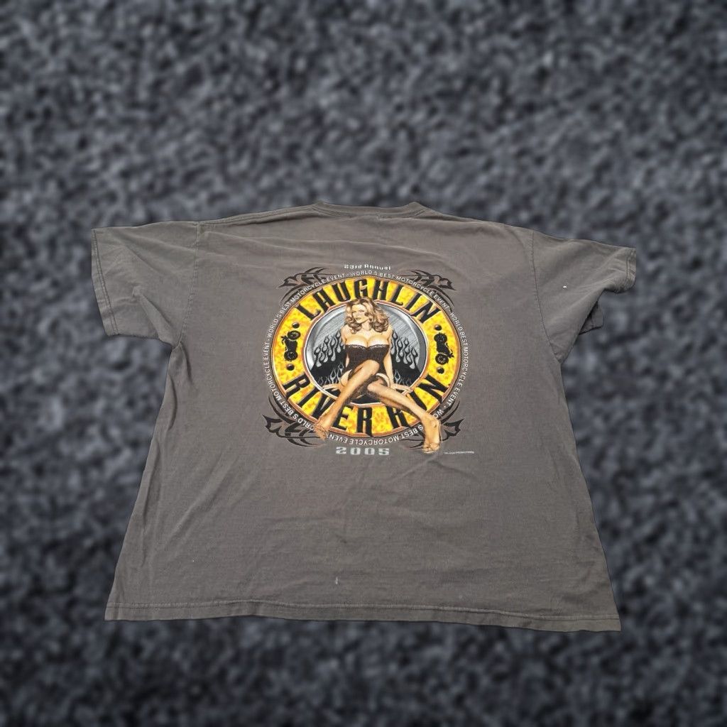 Vintage VINTAGE Myrtle Beach 2005 Motorcycle Rally Men's Graphic Tee XL Gray T-Shirt Delta Pro Weight Regular Size XL Mens Graphic Tee Size US XL / EU 56 / 4 - 1 Thumbnail