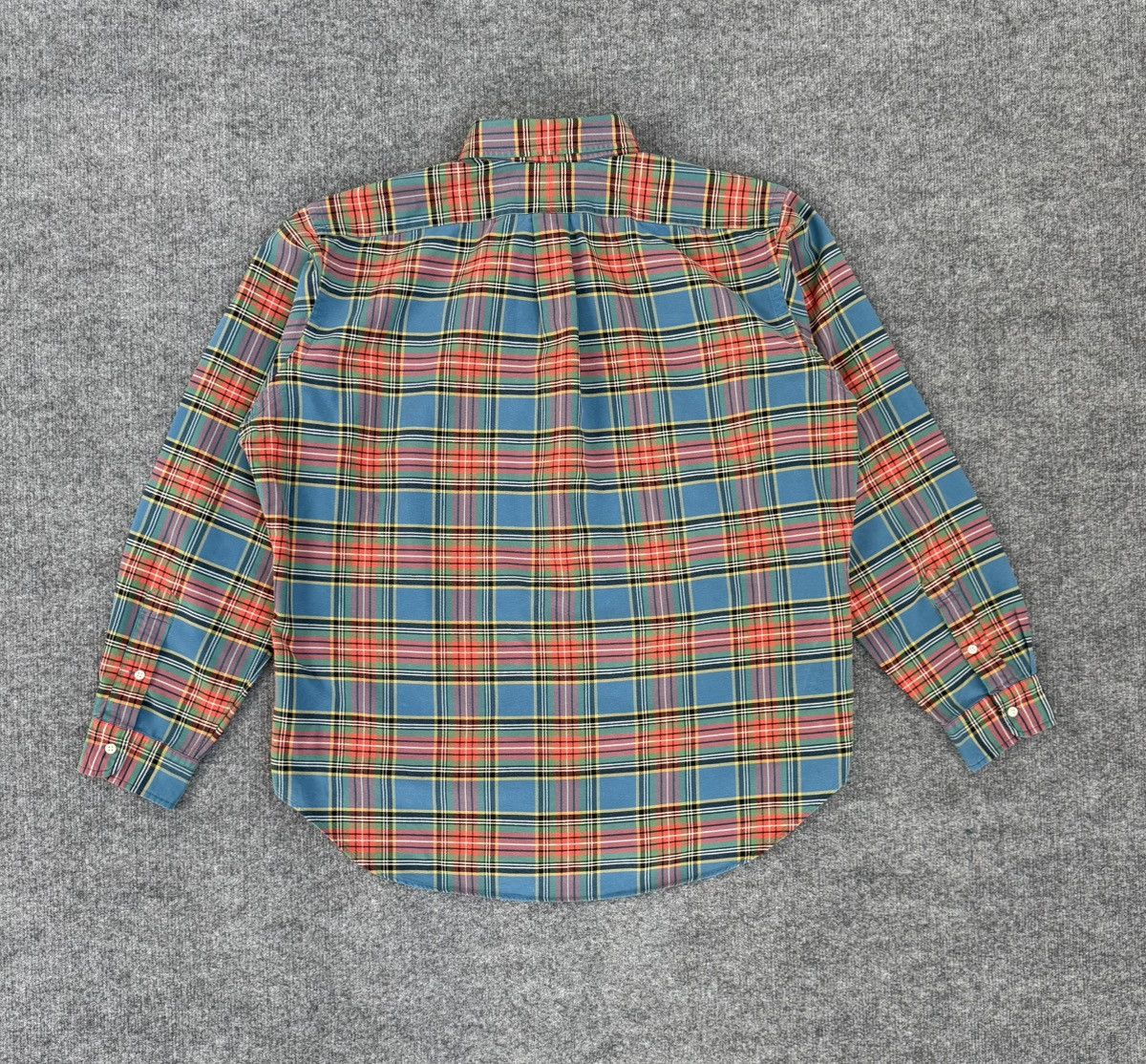 Polo Ralph Lauren Vintage Polo Ralph Lauren Plaid OCBD Shirt XL Blue Red Size US XL / EU 56 / 4 - 6 Thumbnail