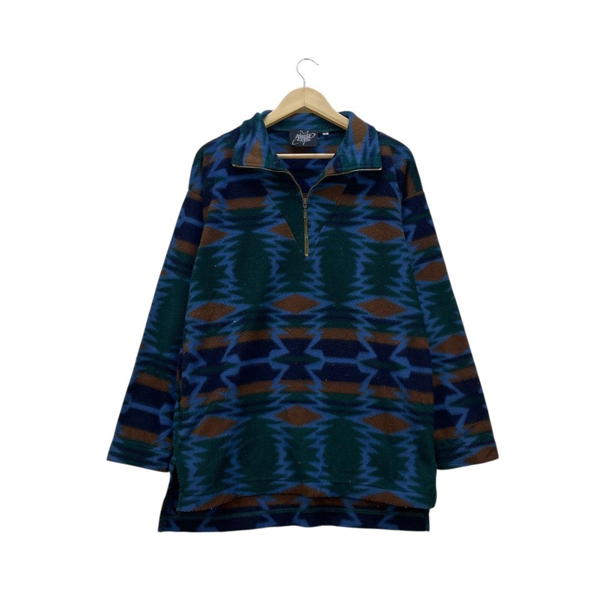 Japanese Brand 🔥Vintage 90s Snowlife Fleece Half Zip Pullover Jacket Size US M / EU 48-50 / 2 - 1 Thumbnail