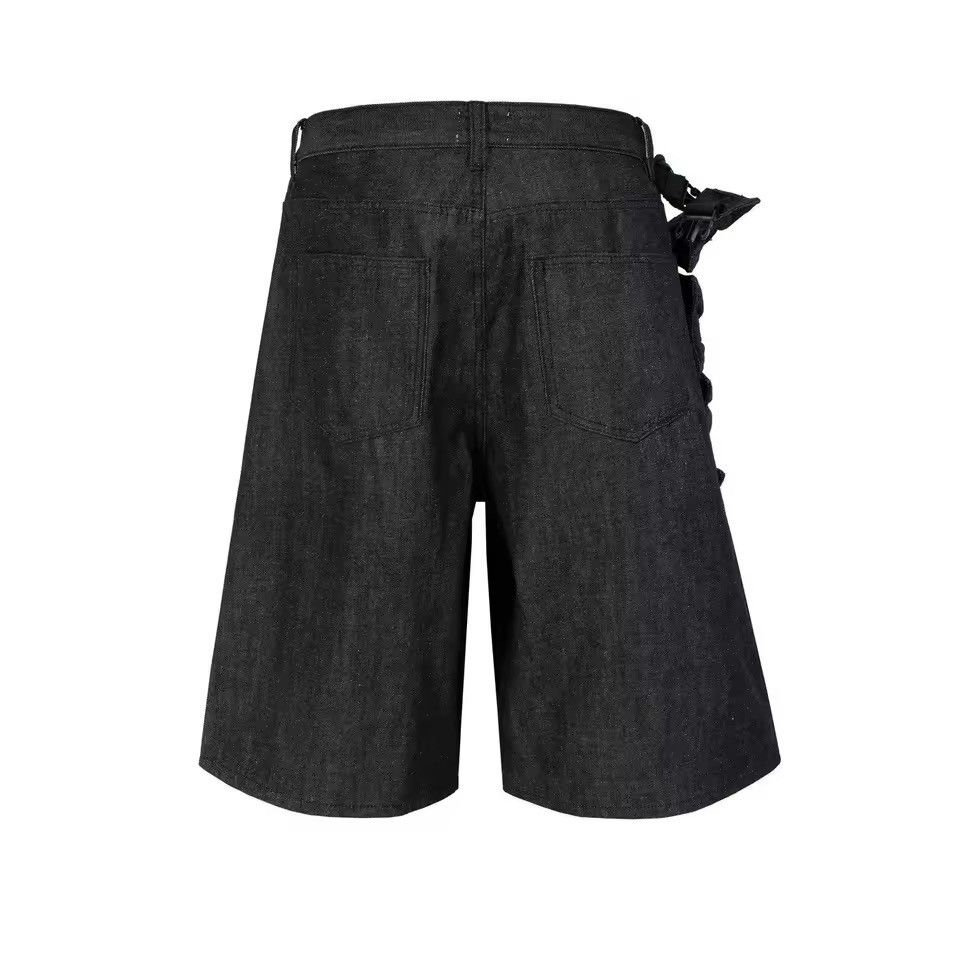 Other Punk Black Streetwear Cargo Shorts Size US 33 - 2 Thumbnail