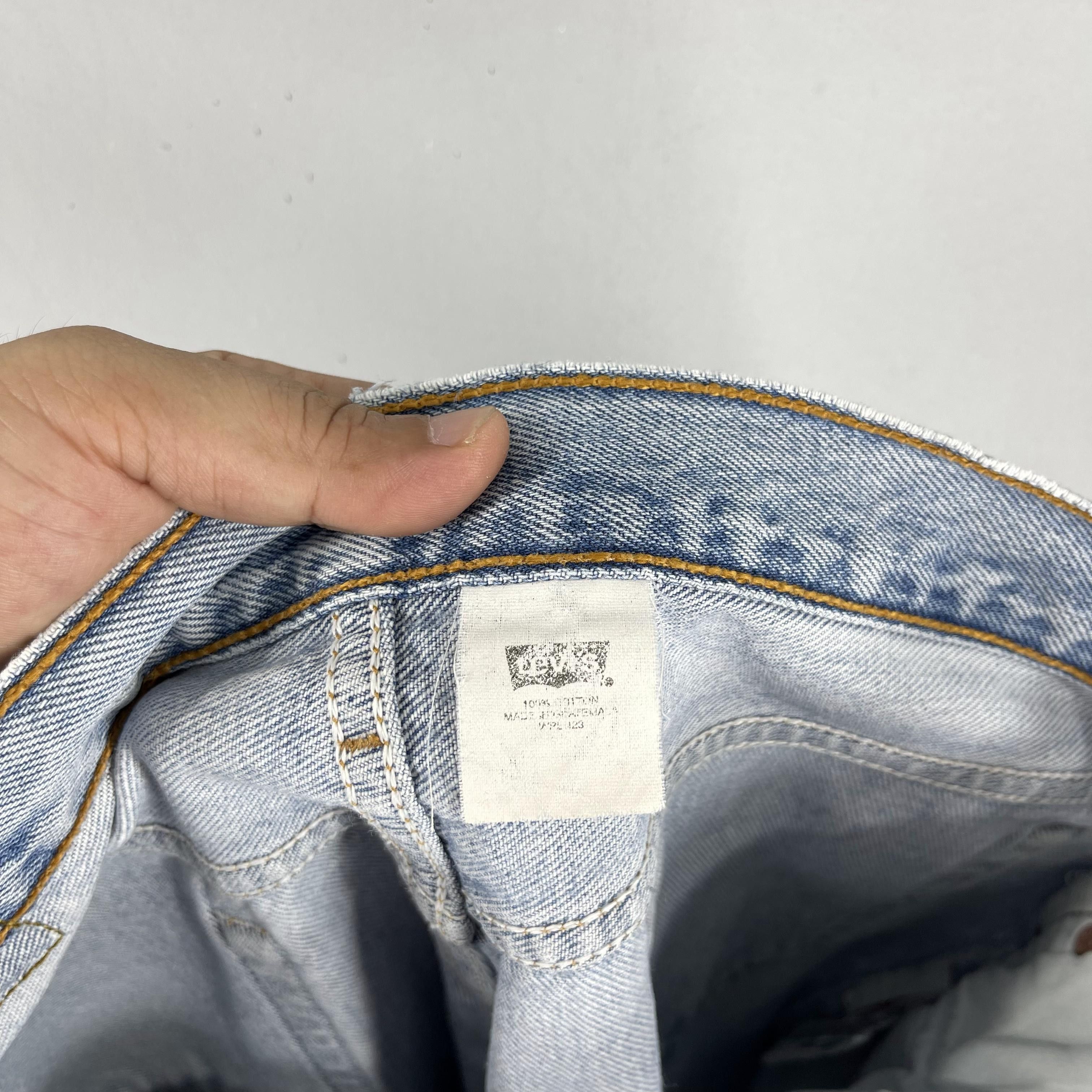 Levi's × Vintage Vintage Levis 501 Distressed Student Fit Jeans Size 30 Size US 30 / EU 46 - 5 Thumbnail