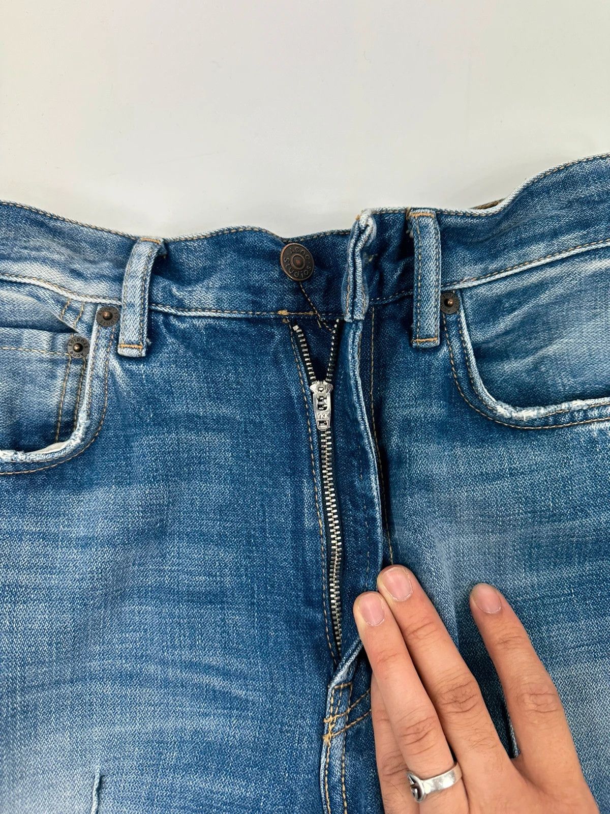 Acne Studios Acne Studio Sample Baggy Wide Legs Denim Pants Size 26" / US 2 / IT 38 - 8 Thumbnail