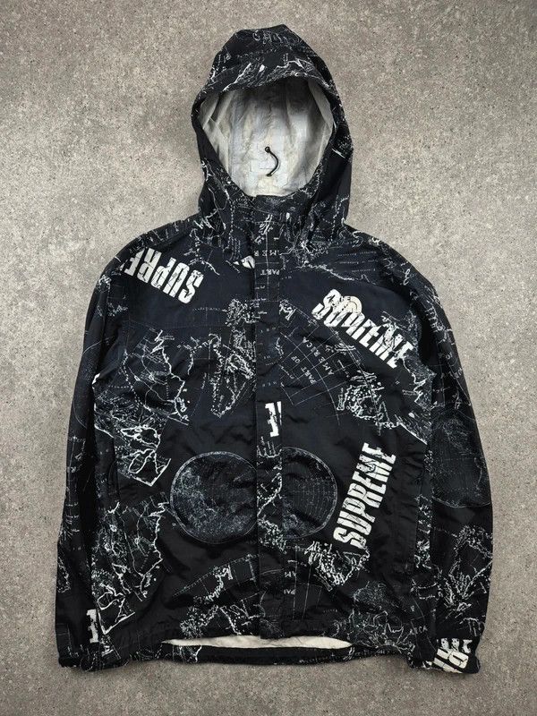 お*ダ様 THE NORTH FACE × Supreme 地図柄ジャケット L Supreme North Face Map Jacket | Grailed