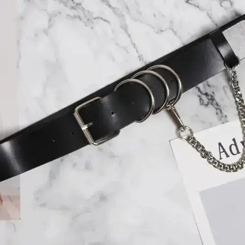 Other Outdoor fashion punk chain grunge belt gothic rock Size ONE SIZE - 3 Thumbnail