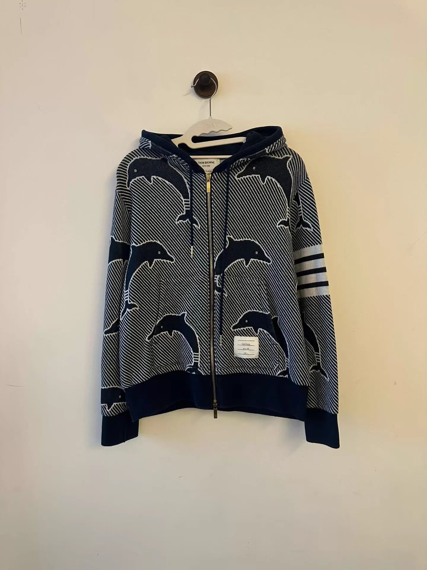 Thom Browne Thom Browne Dolphin Zip Hoodie 1 98 New Size S / US 4 / IT 40 - 1 Thumbnail
