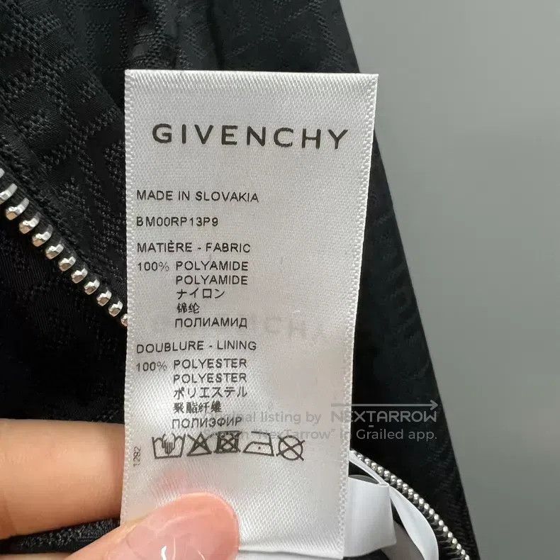 Givenchy Givenchy Black All-Over Pattern Hooded Jacket Size US S / EU 44-46 / 1 - 5 Thumbnail