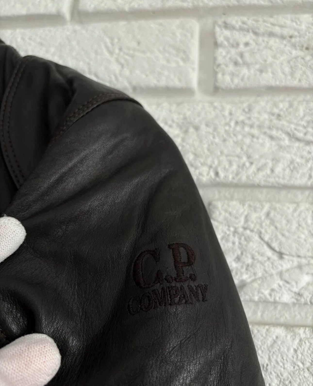 C.P. Company C.P Company Vintage Leather Jacket Archival 2007 Aut/Win Size US XXS / EU 40 - 19 Thumbnail