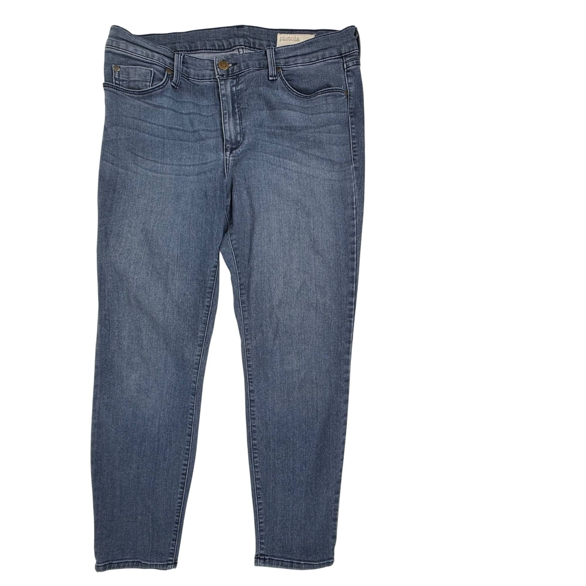 Pistola Pistola Women's Mid-Rise Stretch Skinny Jeans Medium Wash S Size 30" / US 8 / IT 44 - 1 Thumbnail