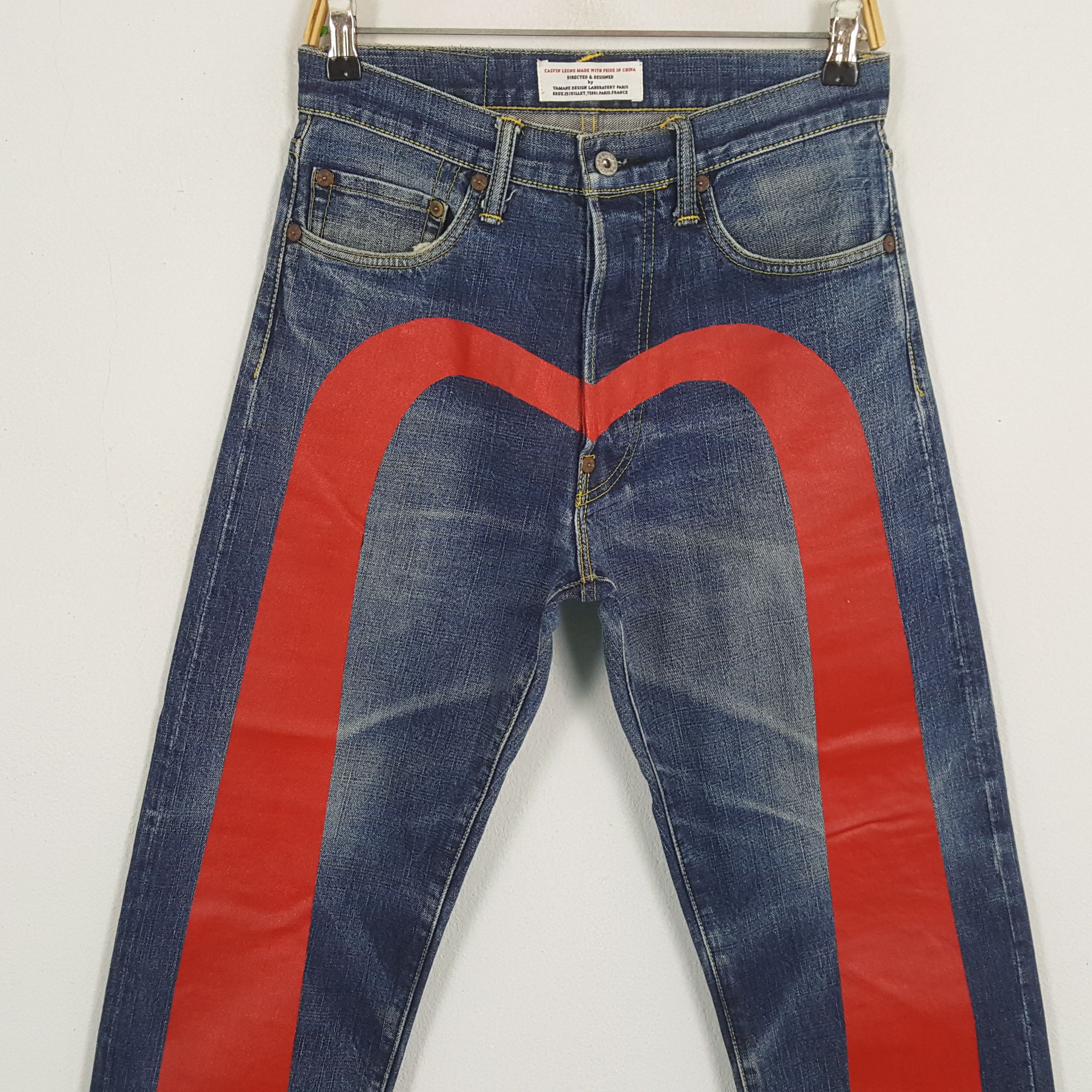 Evisu × Japanese Brand × Vintage Vintage EVISU Japanese Brand Daicock Custom Style Jeans Size US 28 / EU 44 - 2 Thumbnail