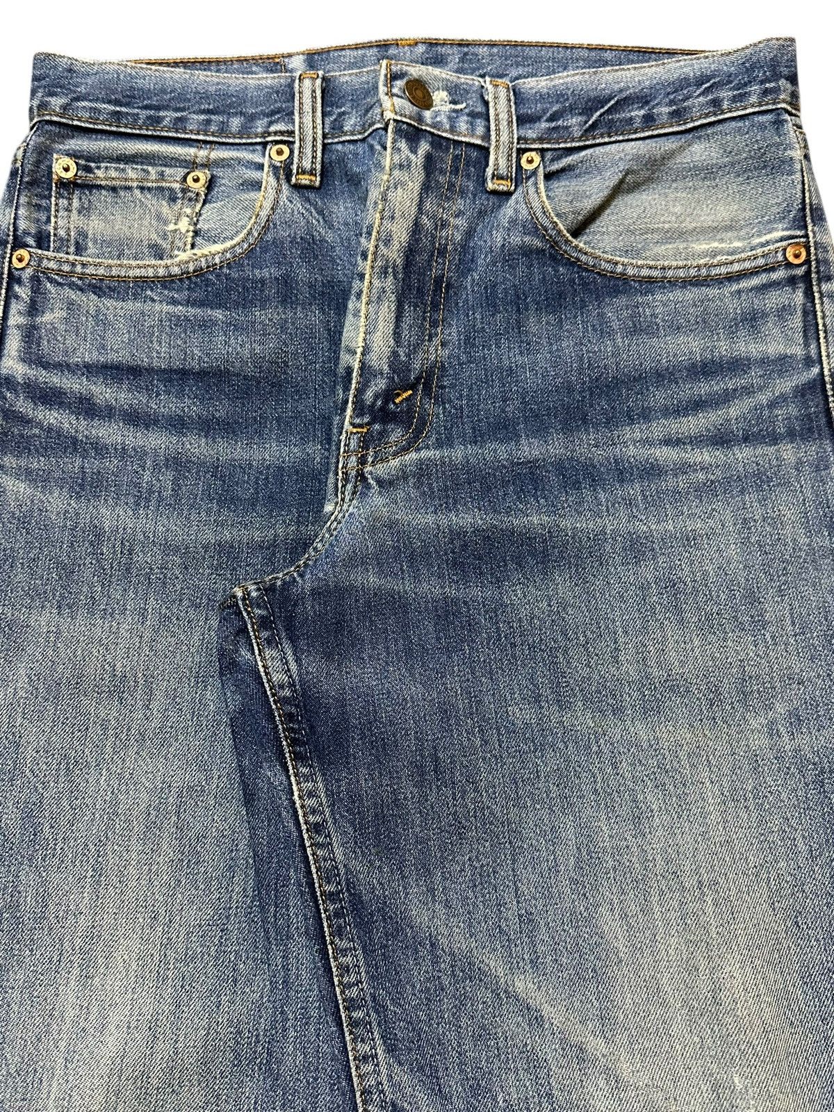 Levi's Vintage 90s Levis 508 Blue Faded Wash Distress Baggy Jeans Size US 30 / EU 46 - 4 Thumbnail