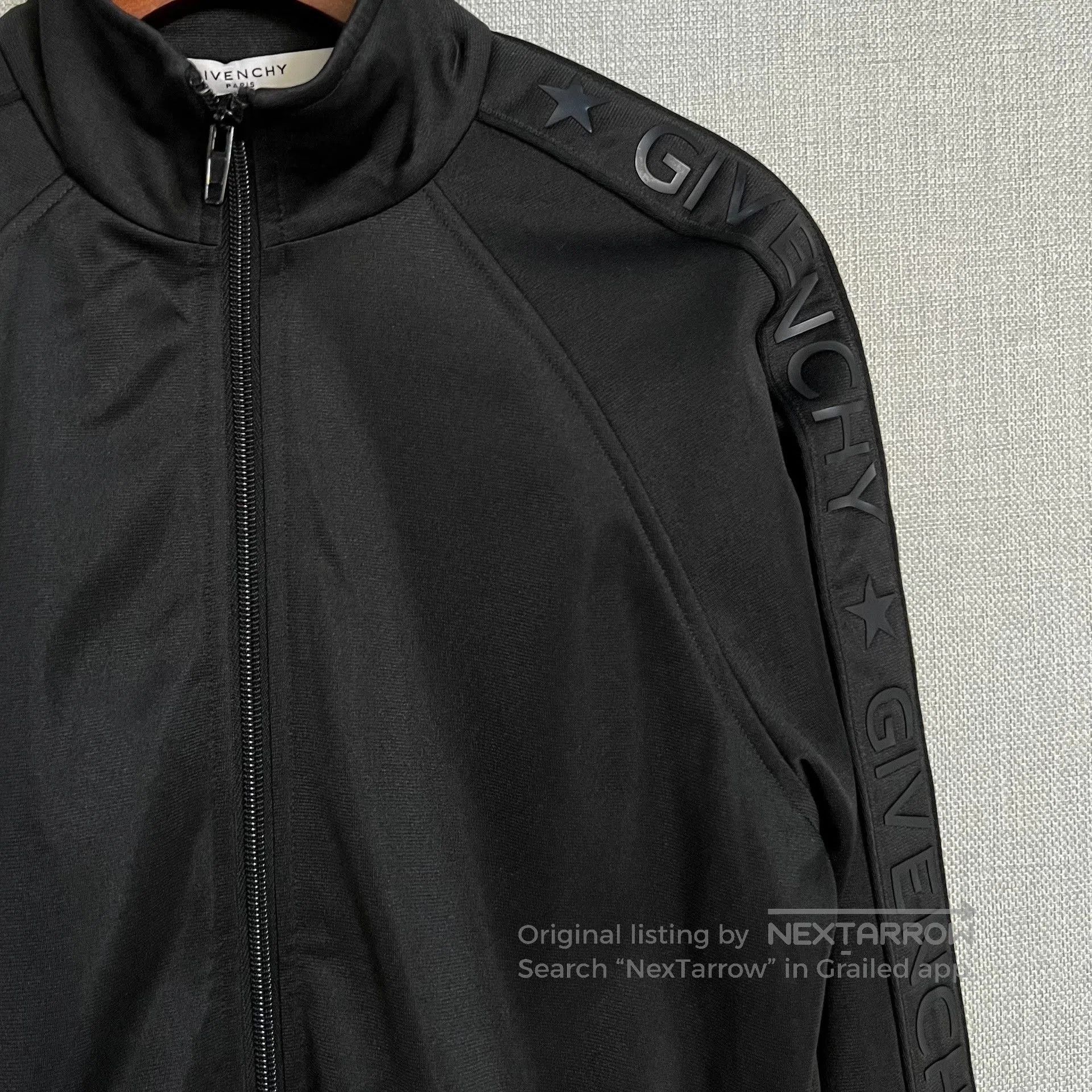 Givenchy Givenchy Black Logo Tape Zipper Jacket. Size XS / US 0-2 / IT 36-38 - 3 Thumbnail
