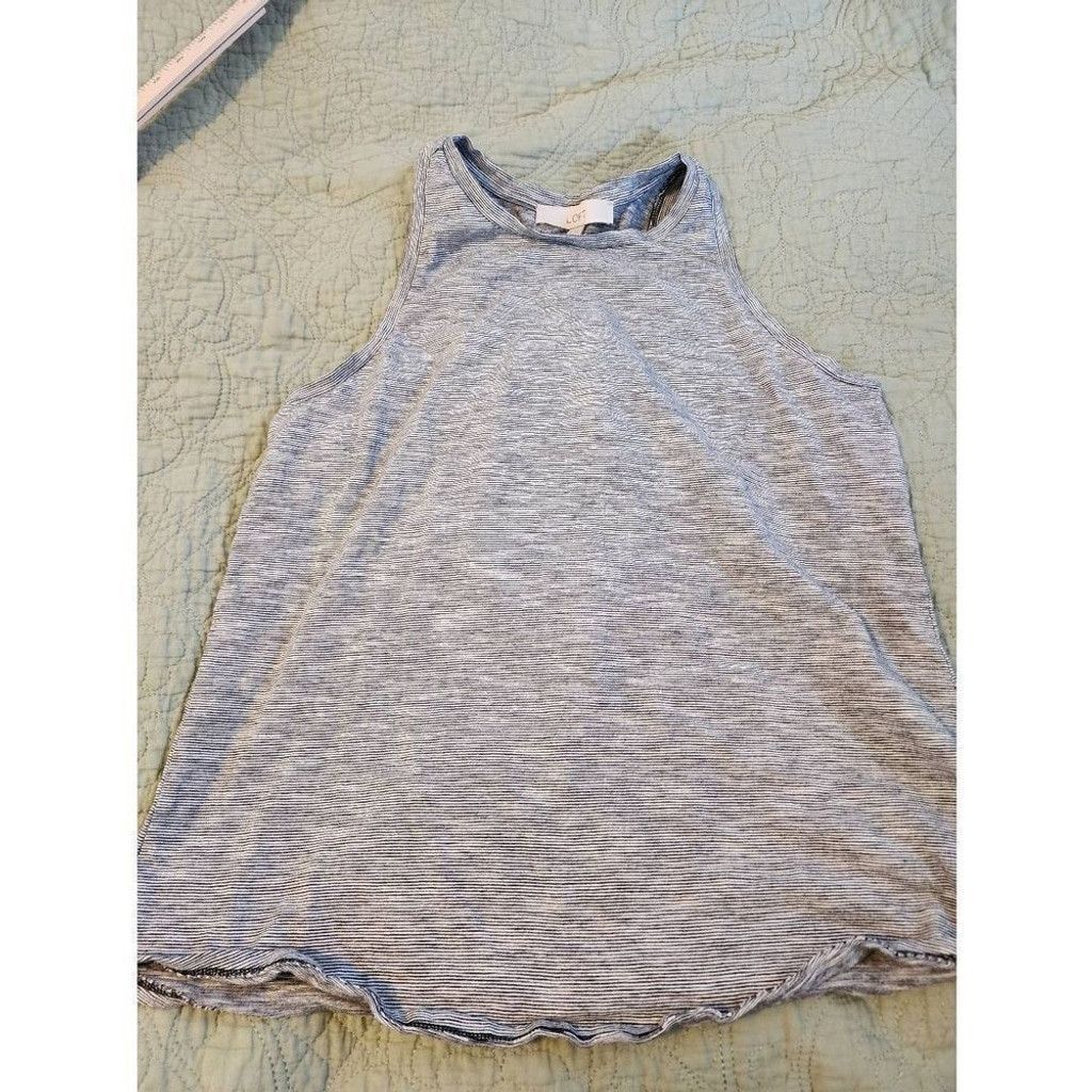 Loft Loft Gray Tank Top Size M / US 6-8 / IT 42-44 - 1 Thumbnail