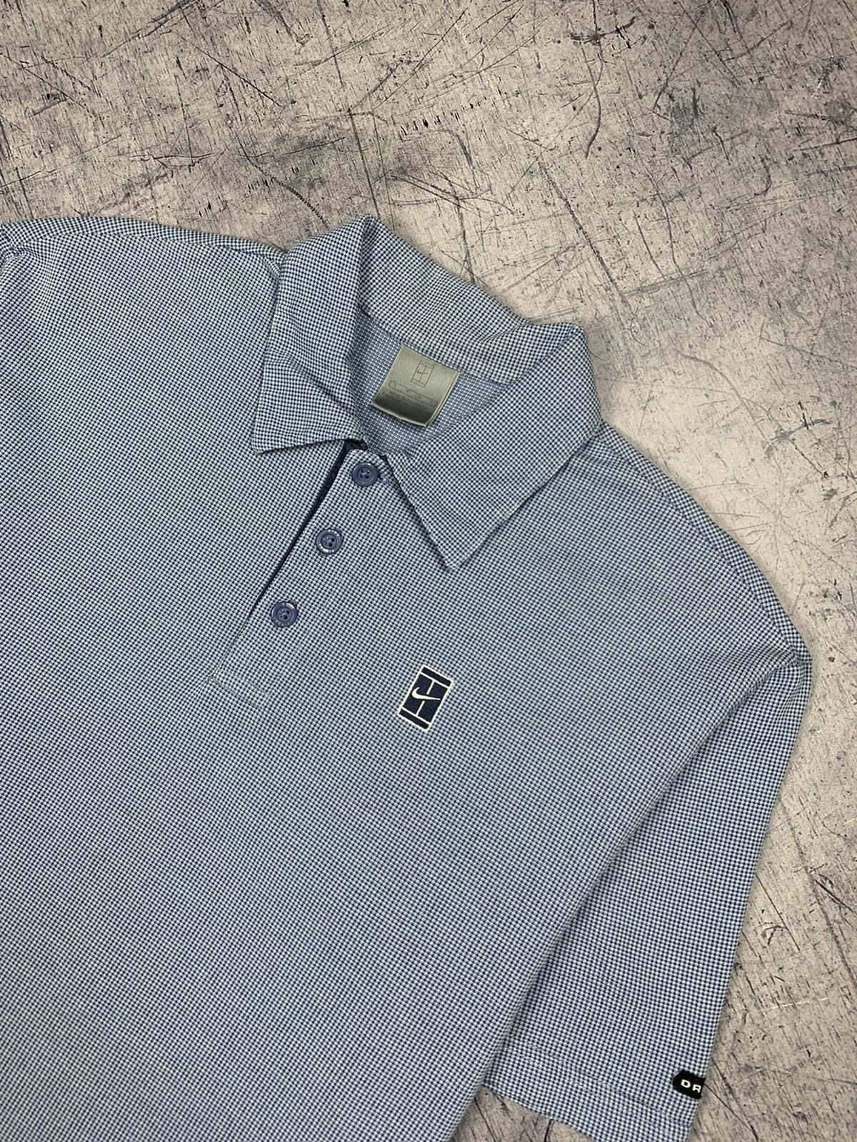 Nike Y2K Nike Tennis Court Checkered Polo like Andre Agassi Size US S / EU 44-46 / 1 - 2 Thumbnail