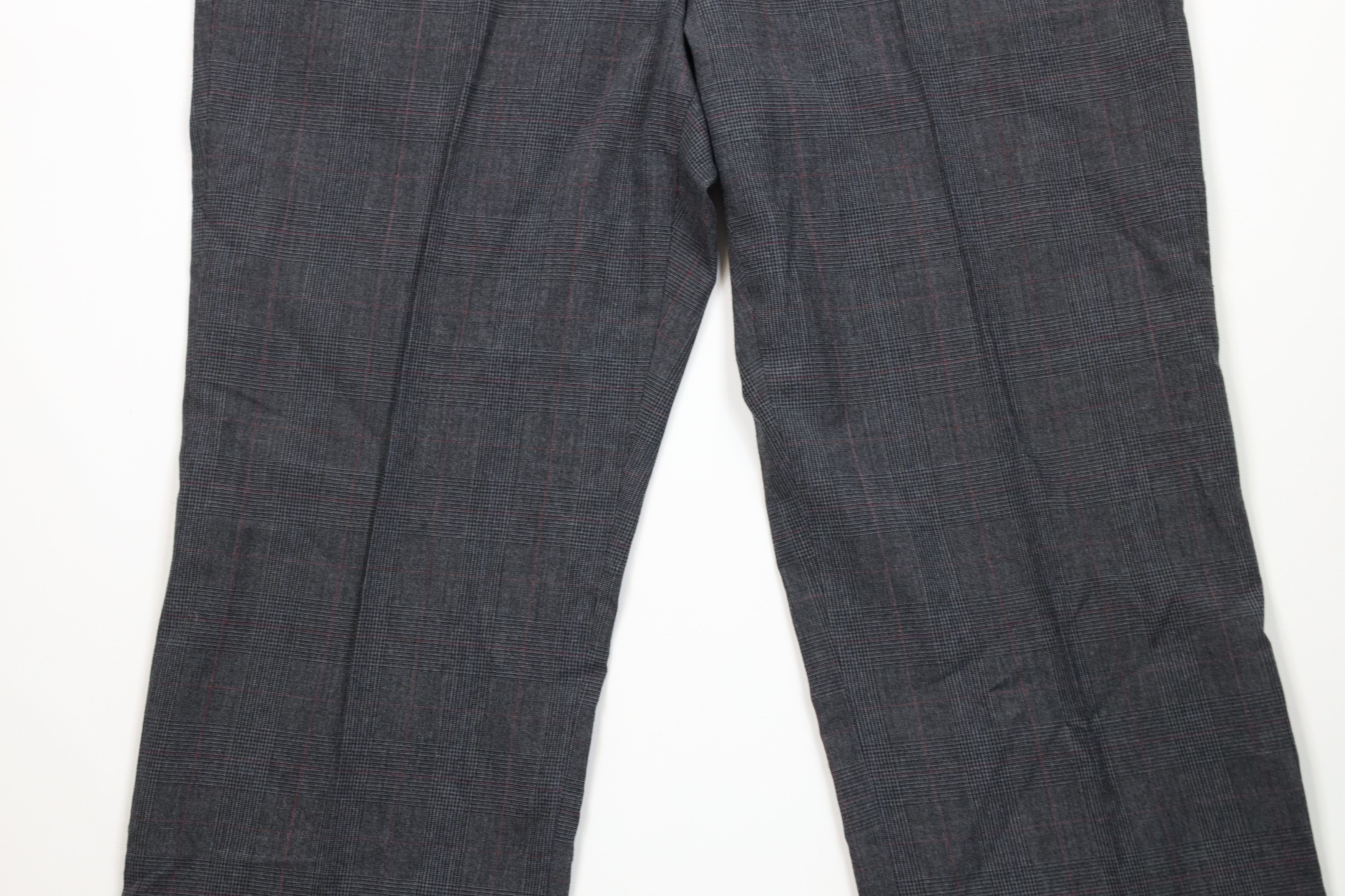 Vintage Vintage 90s Streetwear Blend Wide Leg Chino Pants Plaid USA Size US 36 / EU 52 - 3 Thumbnail