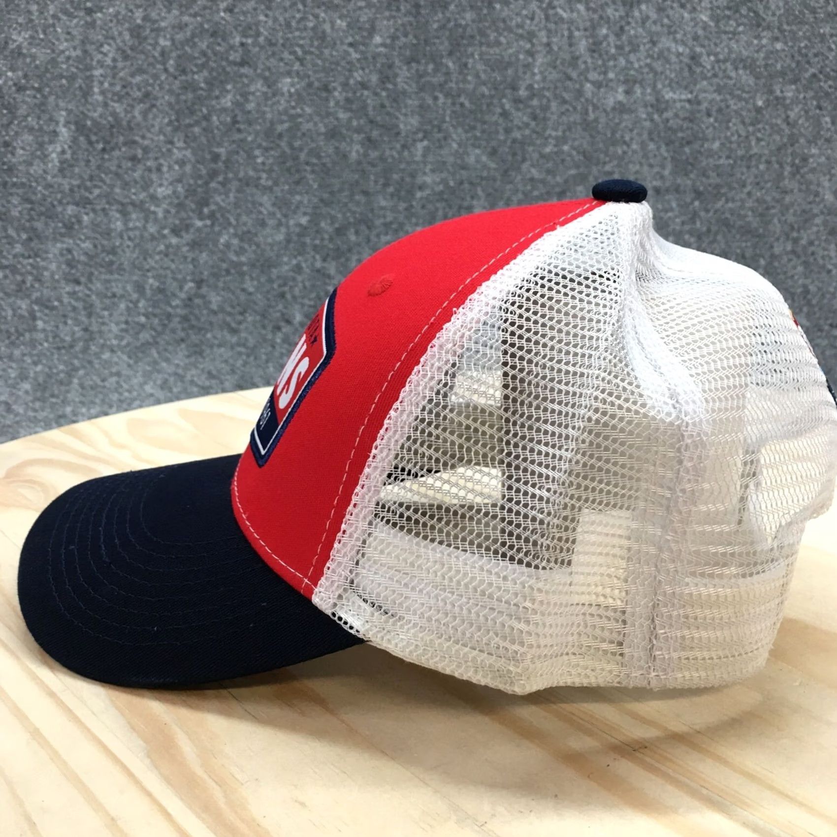Twins Minnesota Twins Trucker Hat Mens Red OS Adjustable Curved Brim Embroidered Logo Size ONE SIZE - 5 Thumbnail
