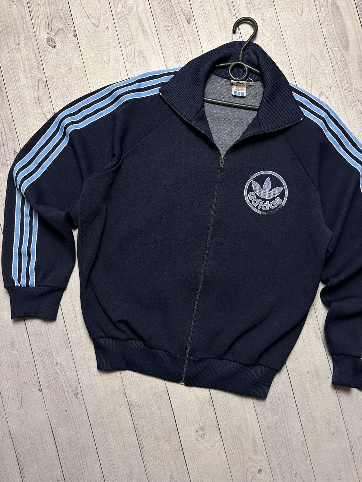 Adidas × Vintage Vintage adidas retro track jacket size M rare Korea Size US M / EU 48-50 / 2 - 2 Thumbnail