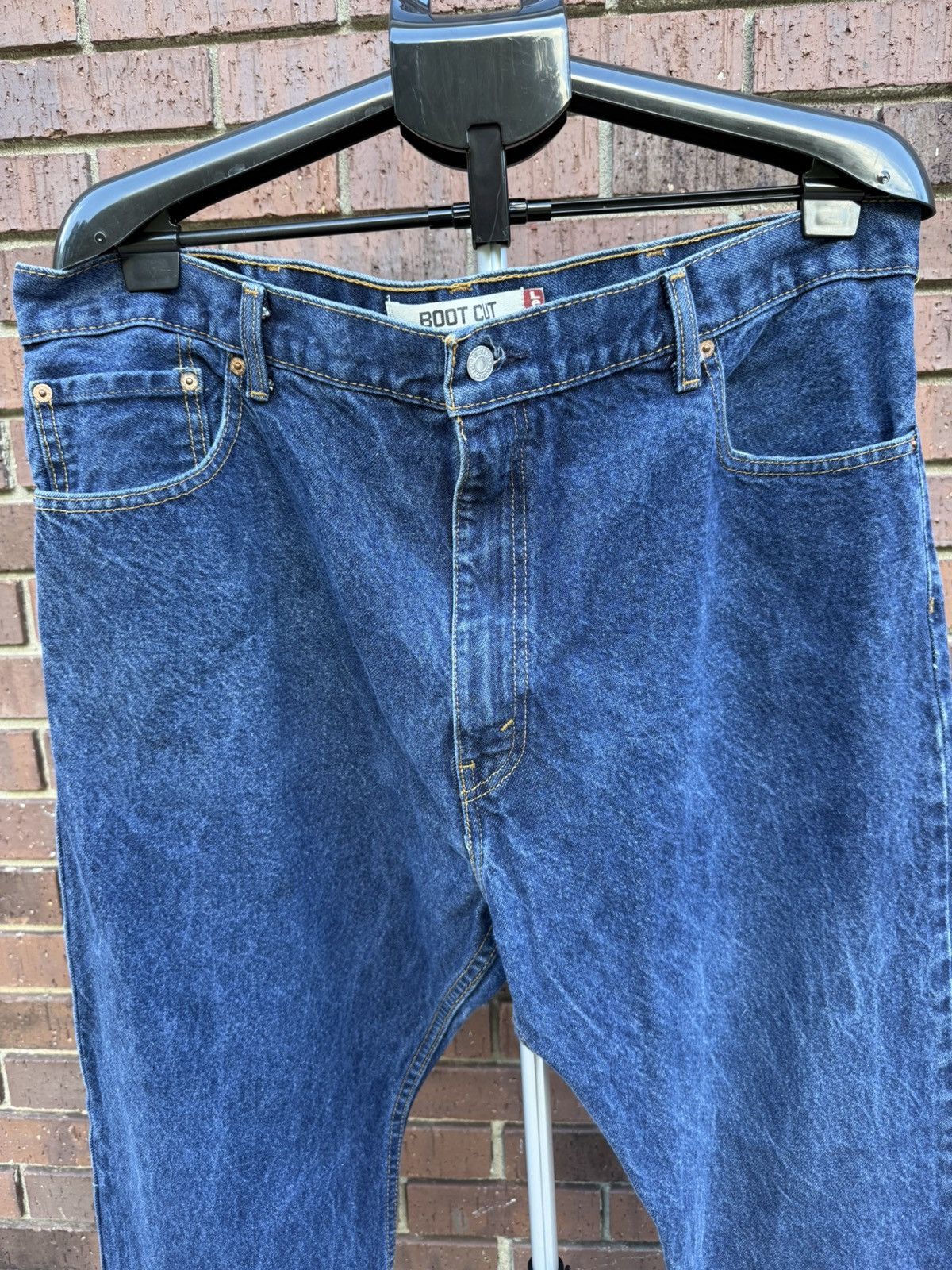 Levi's Made & Crafted Levi's 517 Bootcut Denim Blue Jeans Mens Size 42 X 30 Dark Size US 42 / EU 58 - 3 Thumbnail