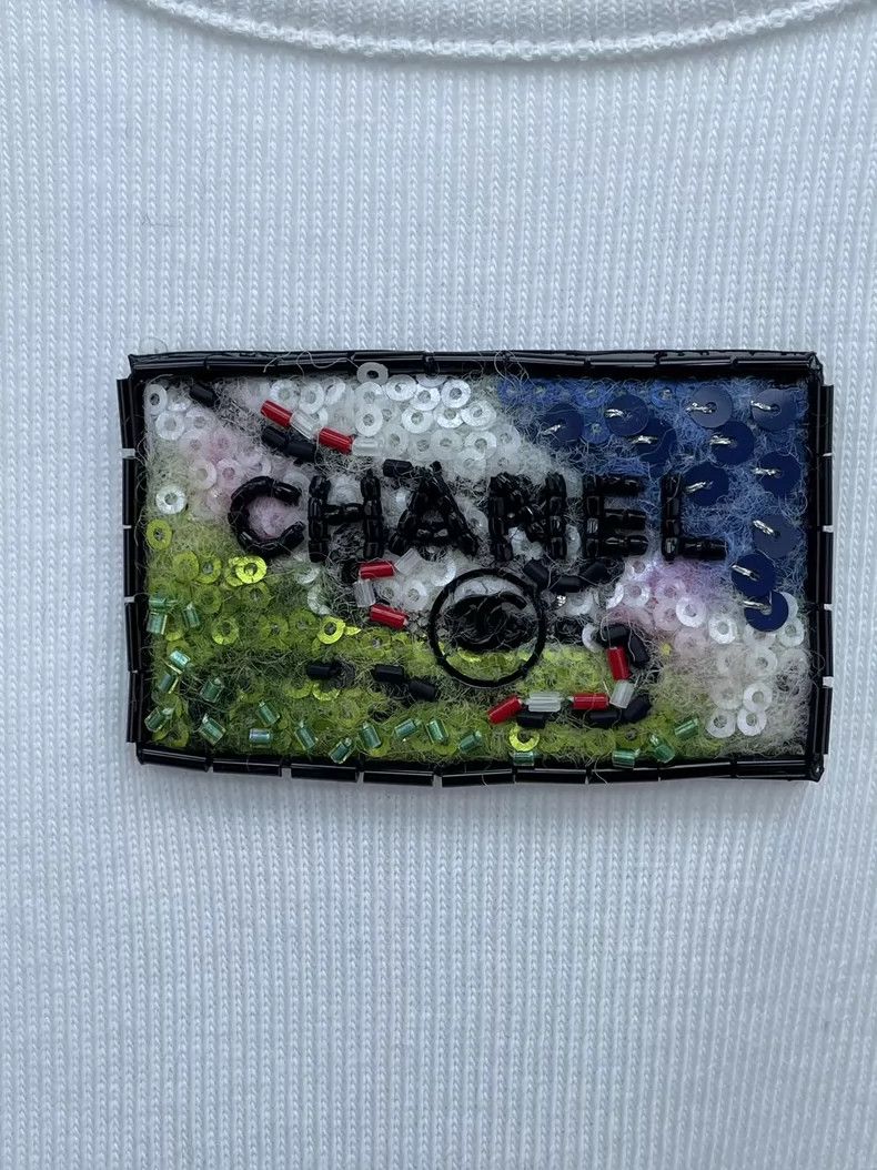 Chanel Chanel 23C new heavy industry short sleeves Size XS / US 0-2 / IT 36-38 - 3 Thumbnail