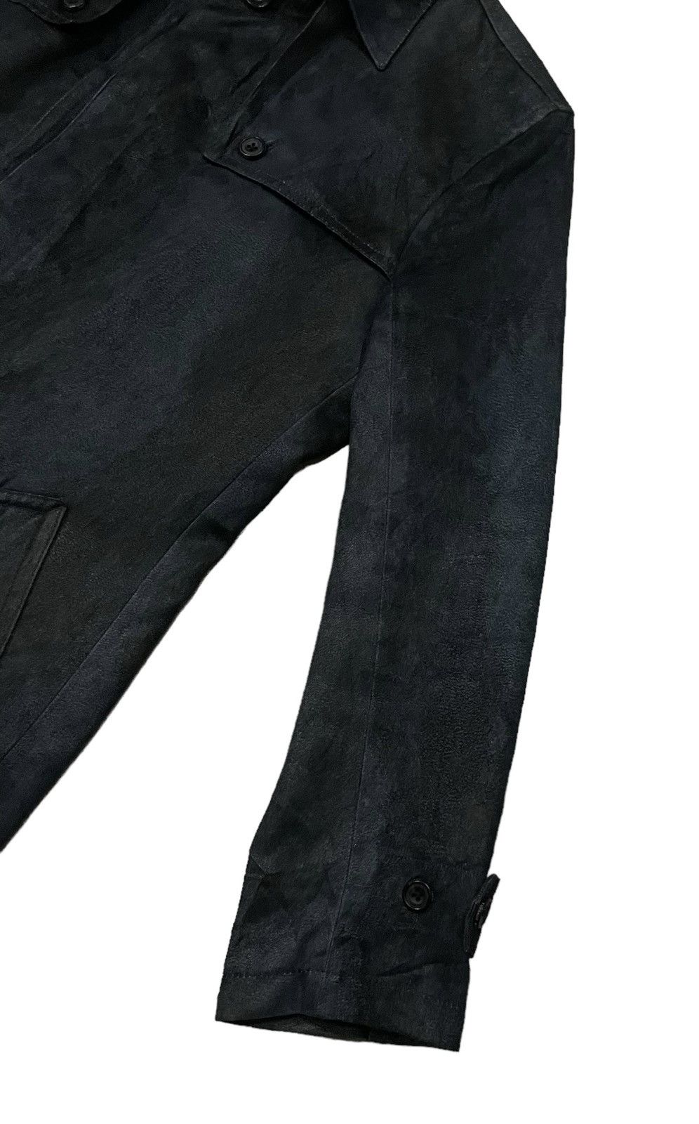 Tornado Mart Vintage Tornado Mart Japan Suede Waxed Long Jacket Size US M / EU 48-50 / 2 - 7 Thumbnail