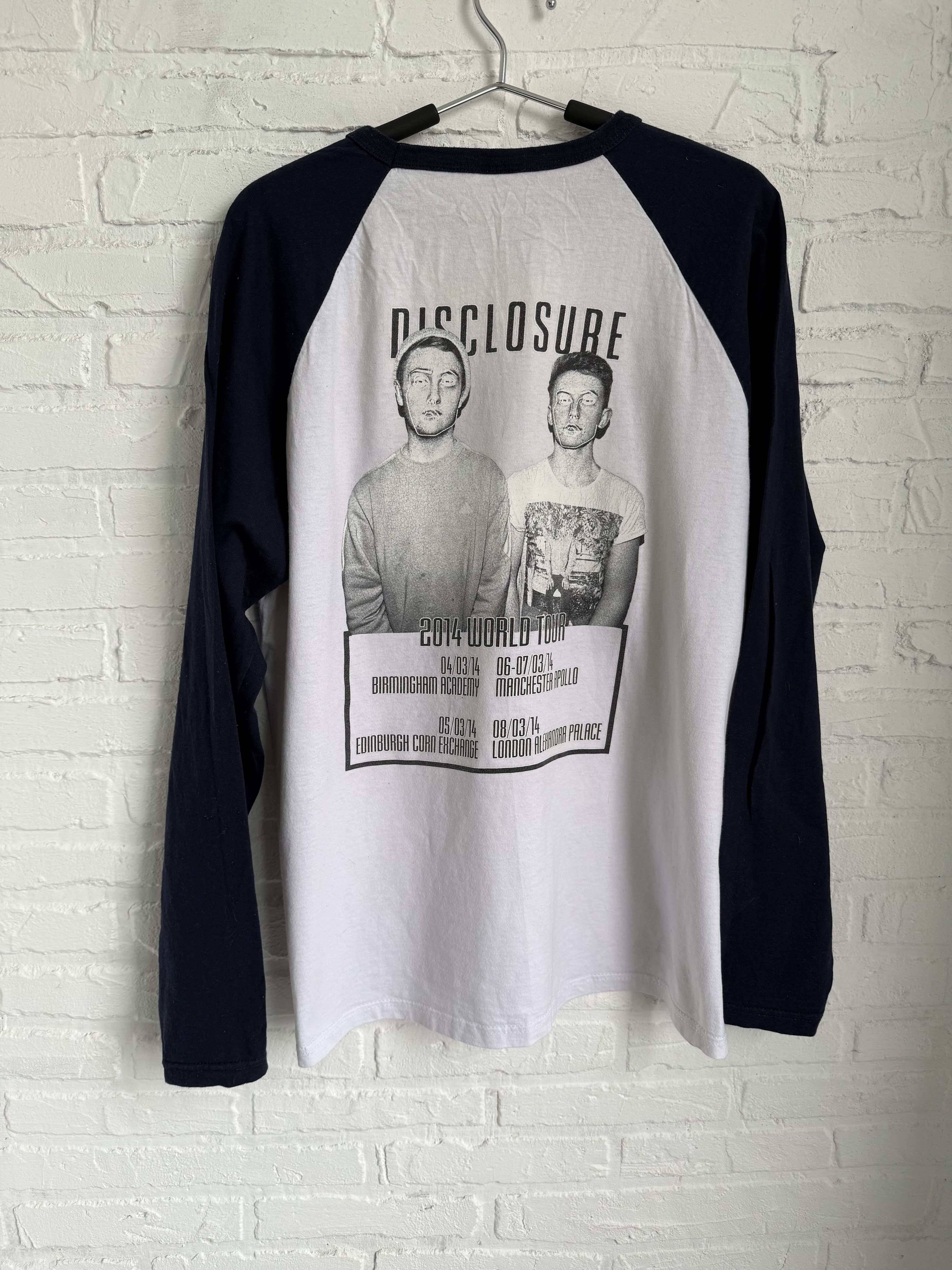 Band Tees × Vintage Vintage Disclosure 2014 world tour long sleeve t-shirt Size US XL / EU 56 / 4 - 1 Thumbnail