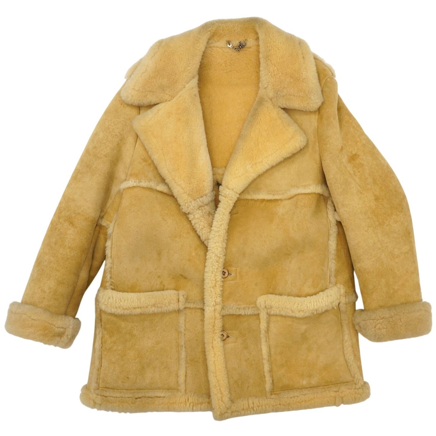 Marlboro × Vintage Vintage 90s TANFUR Marlboro Shearling Western Jacket Mens XL Size US XL / EU 56 / 4 - 1 Thumbnail