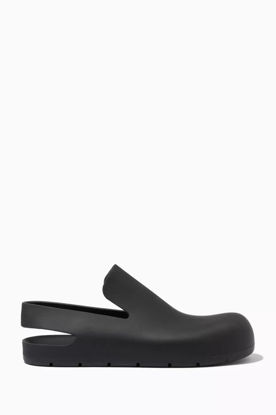 Bottega Veneta o1y0725 Rubber Mules in Black Size US 4 / IT 34 - 1 Thumbnail