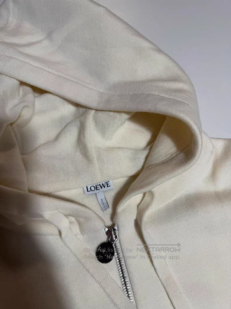 Loewe Loewe Hooded sweatshirt, off-white Size M / US 6-8 / IT 42-44 - 2 Thumbnail