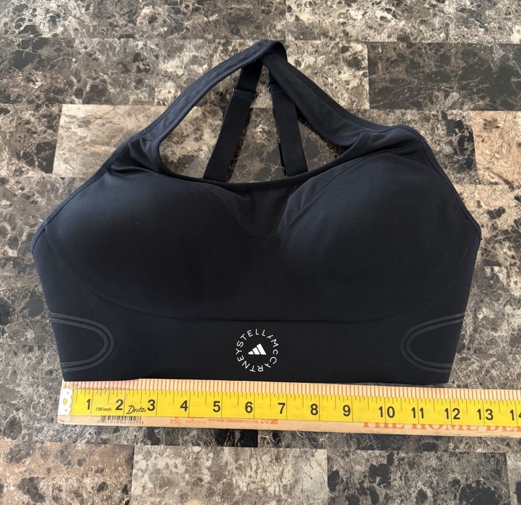 Adidas ADIDAS BY STELLA McCartney TRUE PURPOSE BRA BLACK SZ MEDIUM Size M / US 6-8 / IT 42-44 - 2 Thumbnail