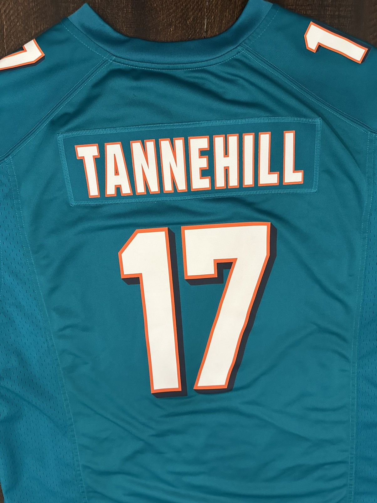 Nike Nike On Field NFL Miami Dolphins Ryan Tannehill # 17-XXL Size US XXL / EU 58 / 5 - 2 Thumbnail