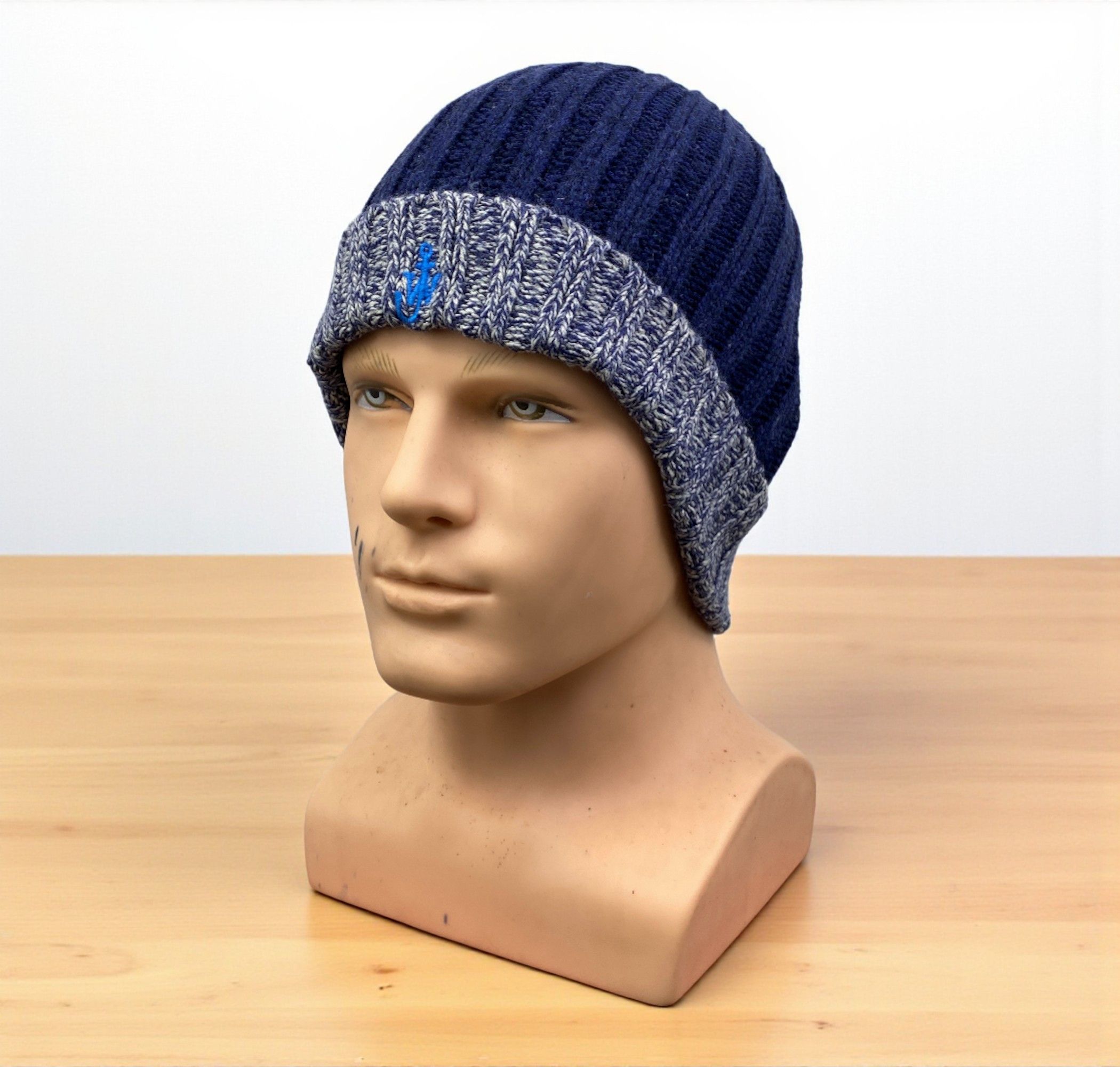 JW Anderson × Uniqlo Navy Blue JW Anderson Patchwork Unisex Cap
