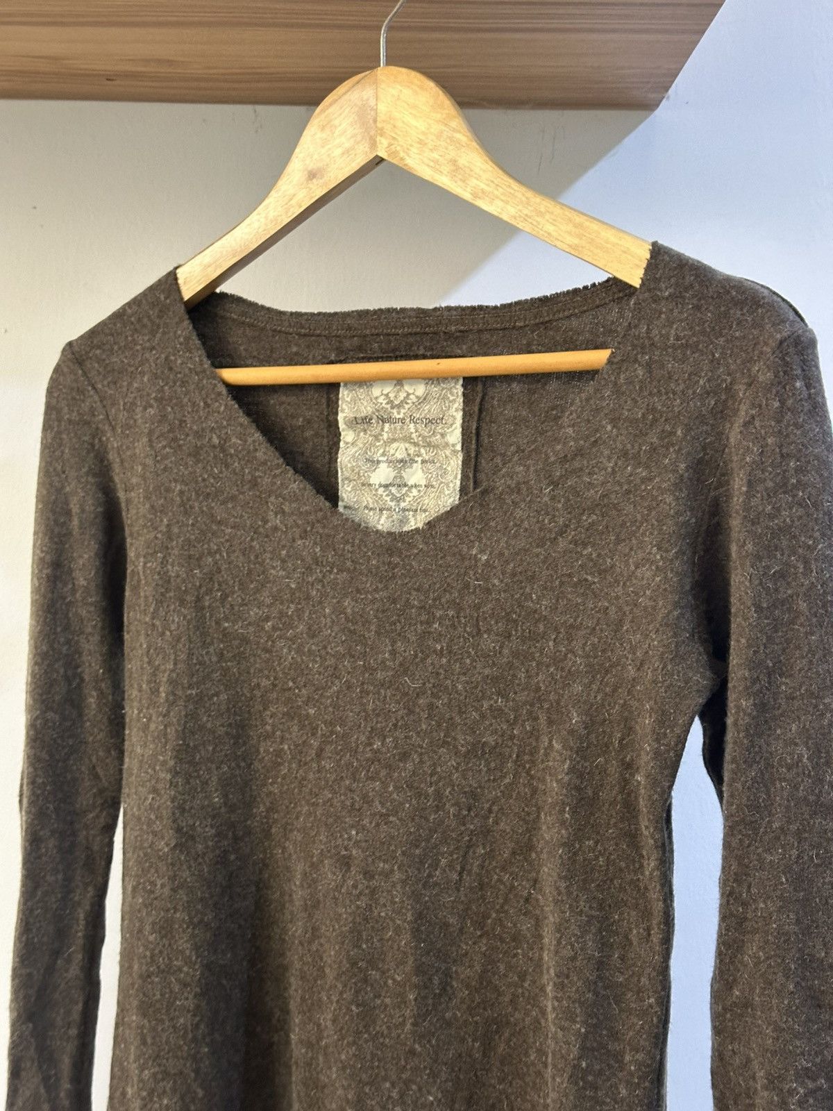 14th Addiction G.O.A “Life Nature Respect” Tussah Fur Knit Sweater Size US M / EU 48-50 / 2 - 6 Thumbnail