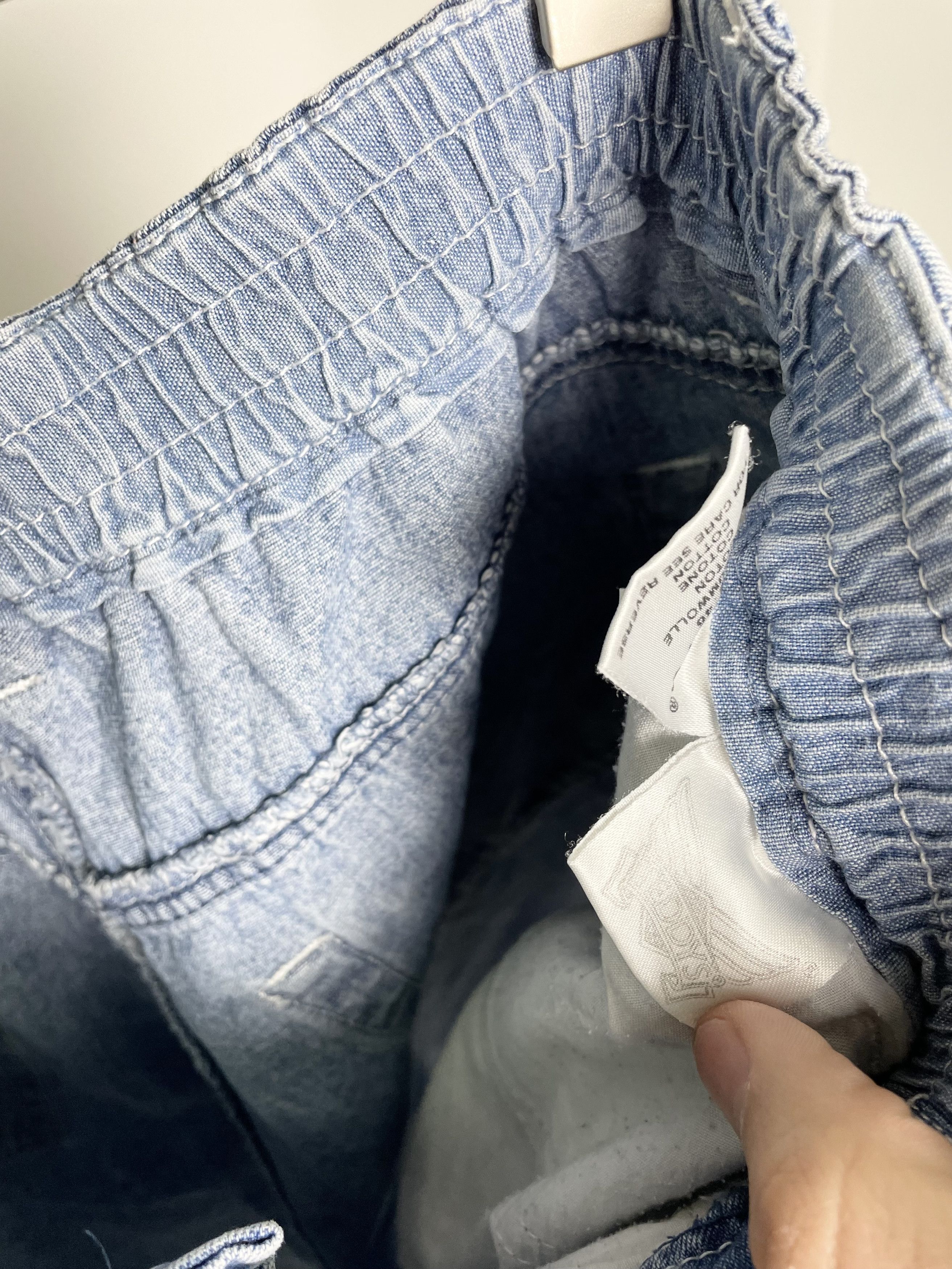 Teddy Fresh Teddy`s ( Size 36 ) Vintage Light Blue denim Shorts Jorts Size US 36 / EU 52 - 10 Thumbnail