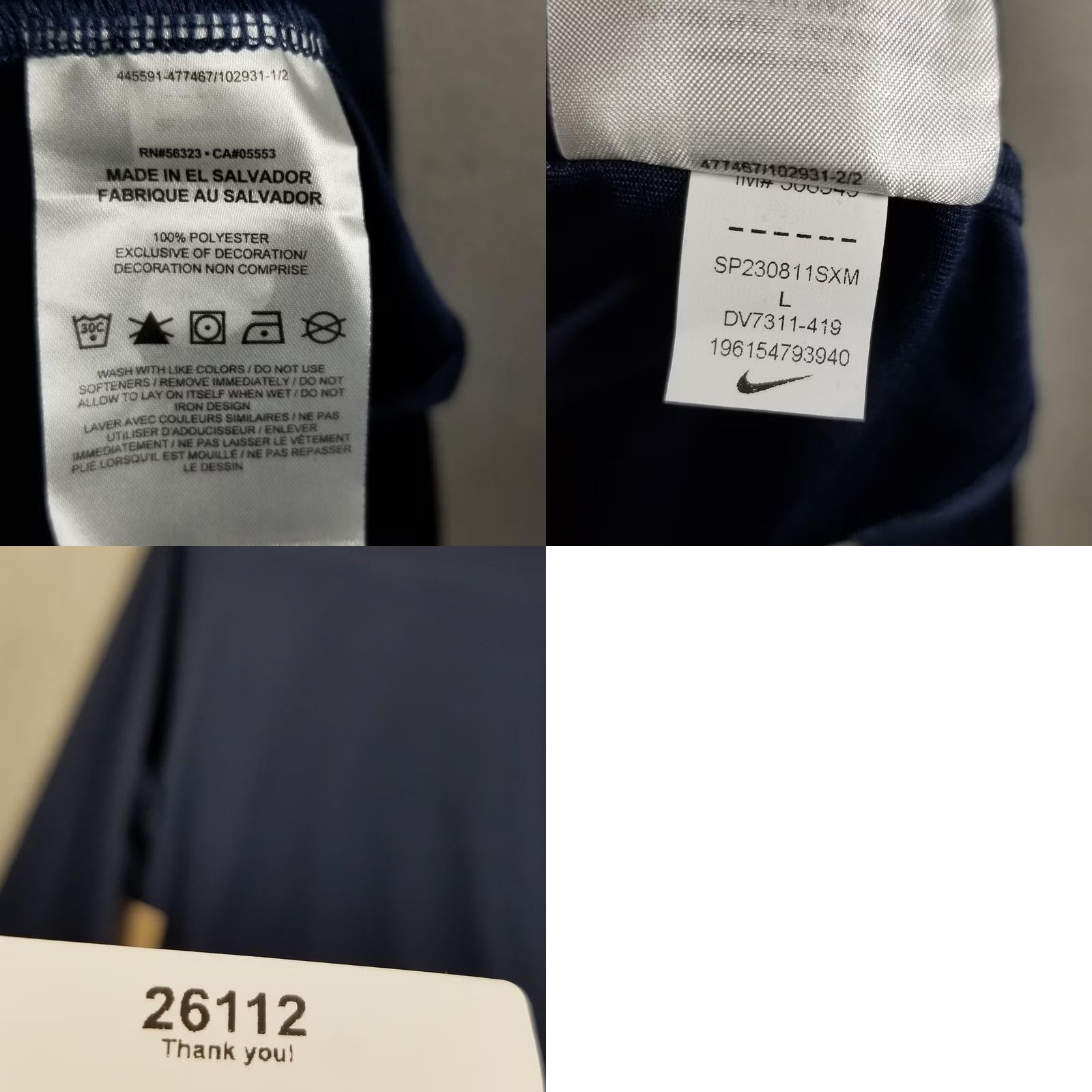 Nike Nike Women's Longsleeve Shirt Large Blue Training Tee Size L / US 10 / IT 46 - 8 Thumbnail