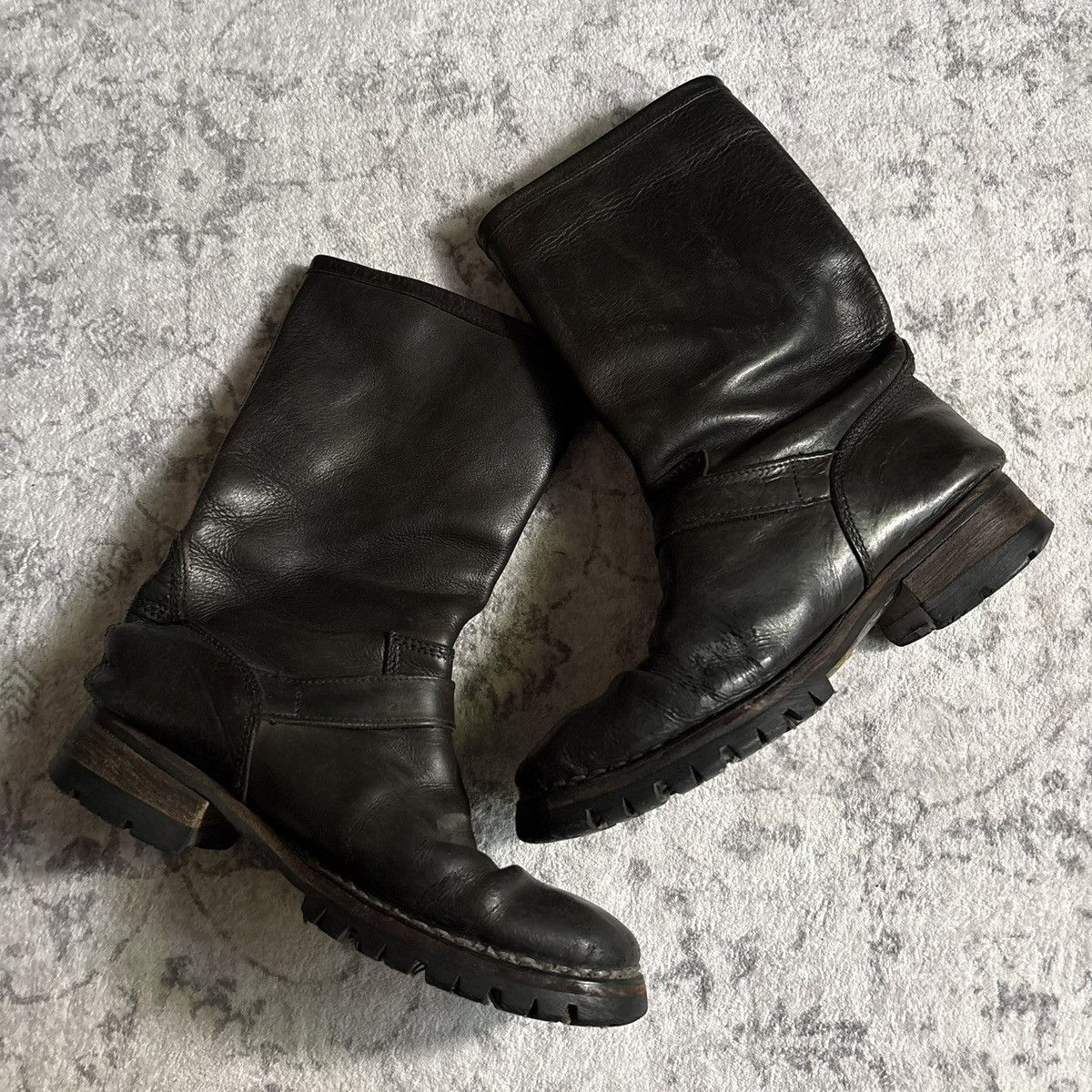 Incarnation Incarnation Guidi Horse Leather Buckled Engineer Boots | 44 Size US 11 / EU 44 - 7 Thumbnail
