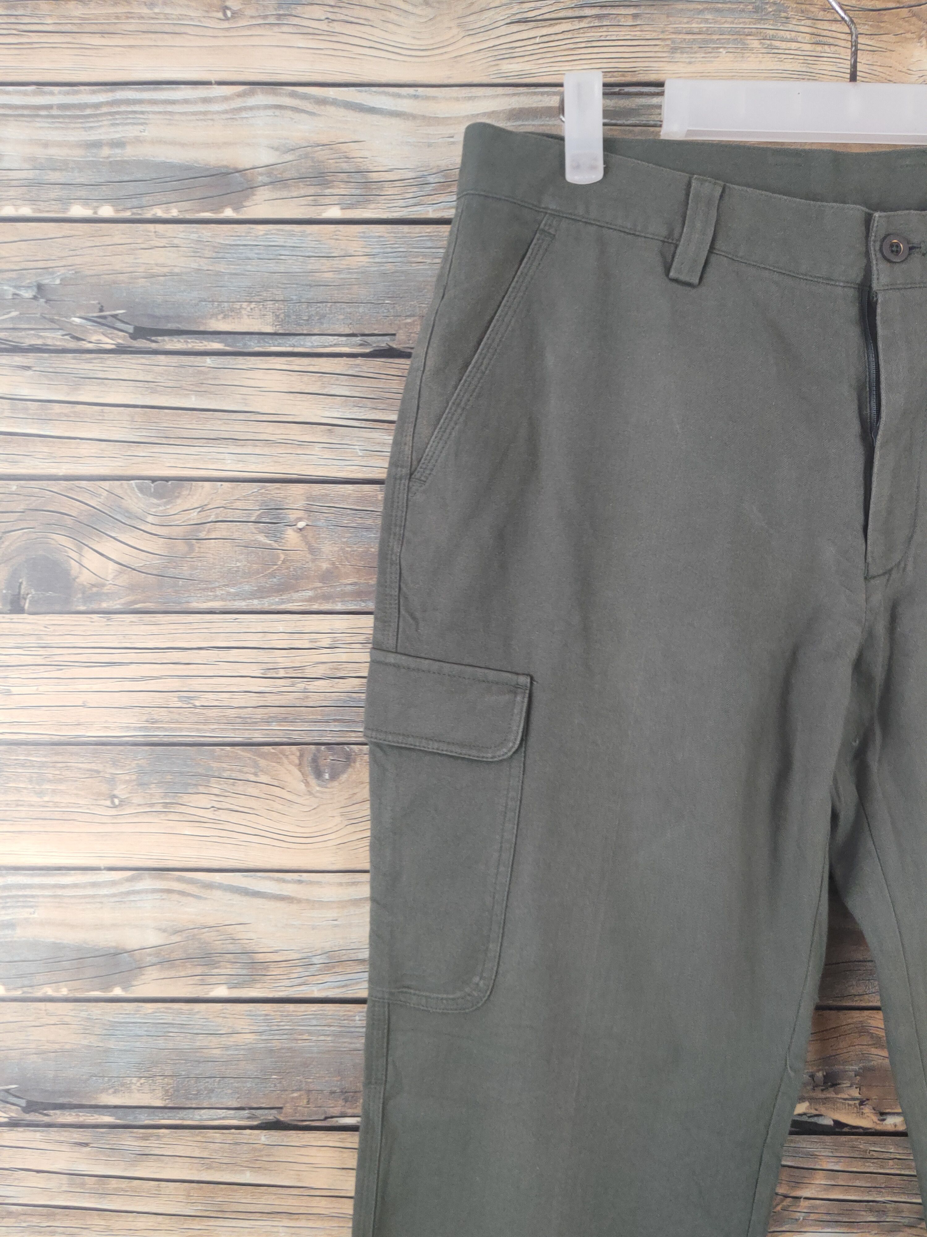 Adidas DL Adidas Dark Olive Multipocket Cargo Pants #2039 Size US 34 / EU 50 - 3 Thumbnail