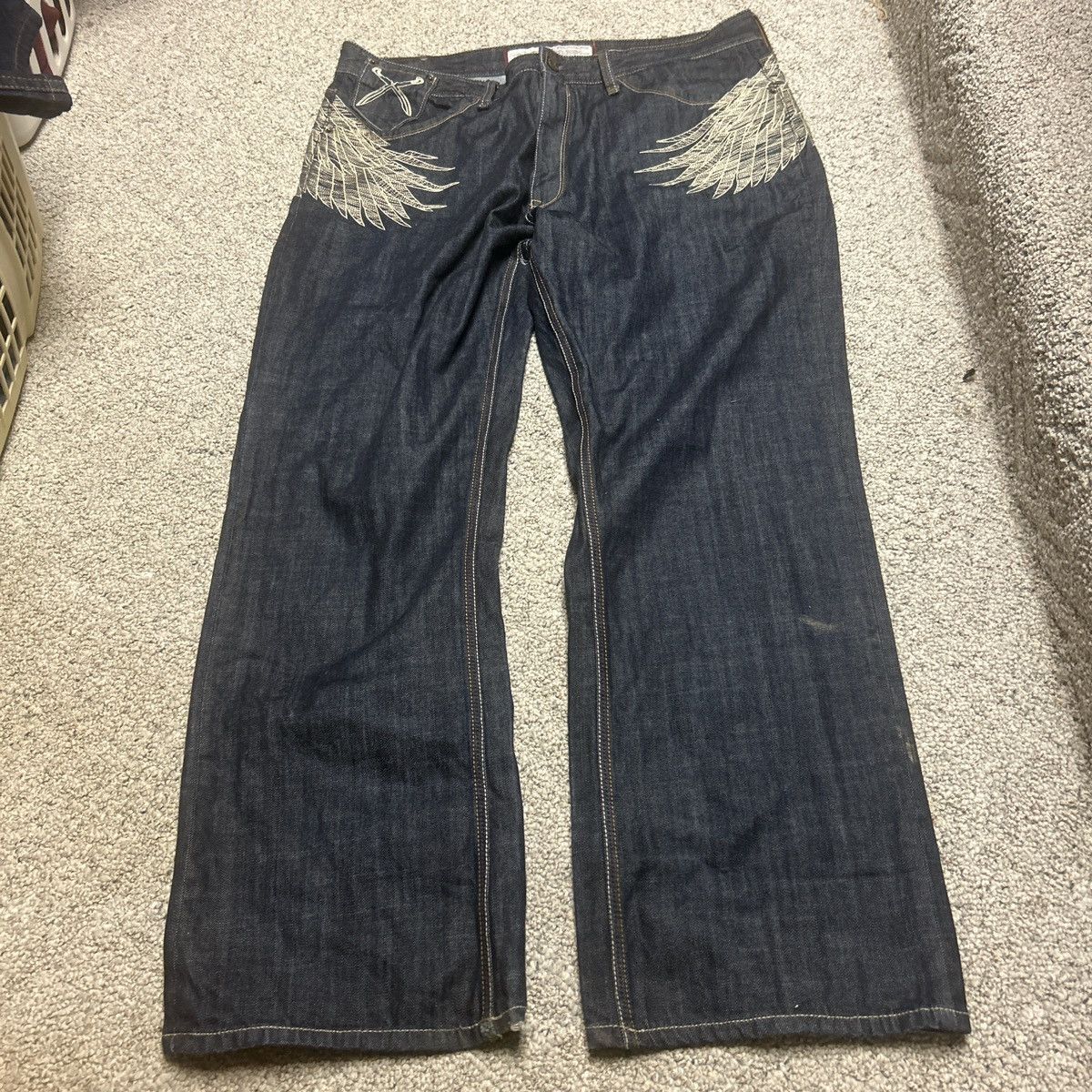 Affliction RARE Jesse pinkman wing jeans Size US 42 / EU 58 - 3 Thumbnail