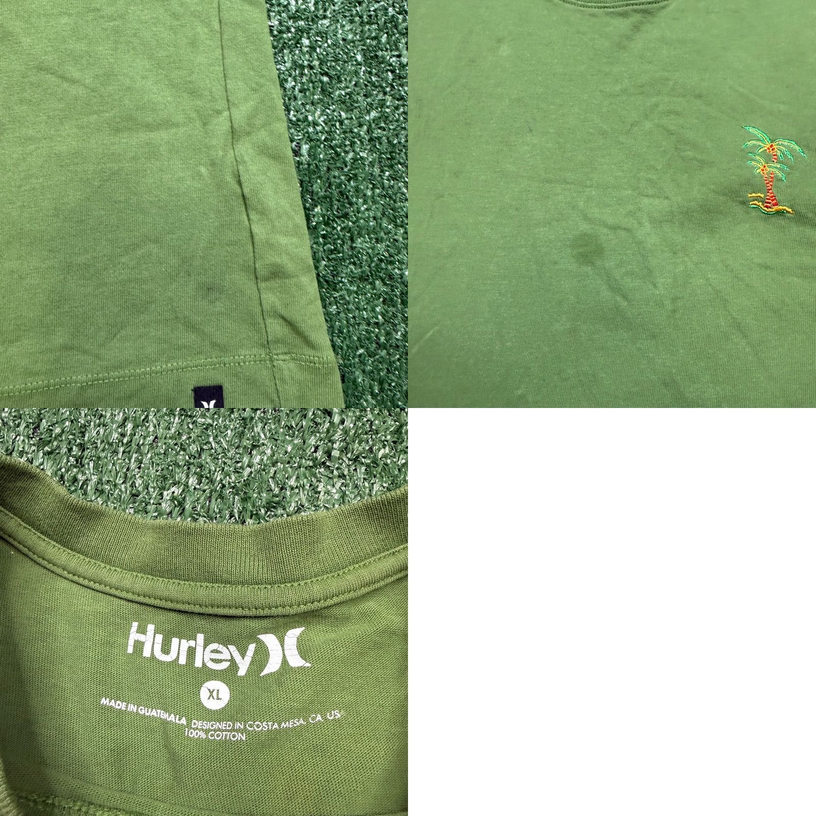 Hurley Hurley Hawaii Graphic T Shirt Mens Green Size 2XL XXL Short Sleeve Crew Neck Size US XXL / EU 58 / 5 - 8 Thumbnail