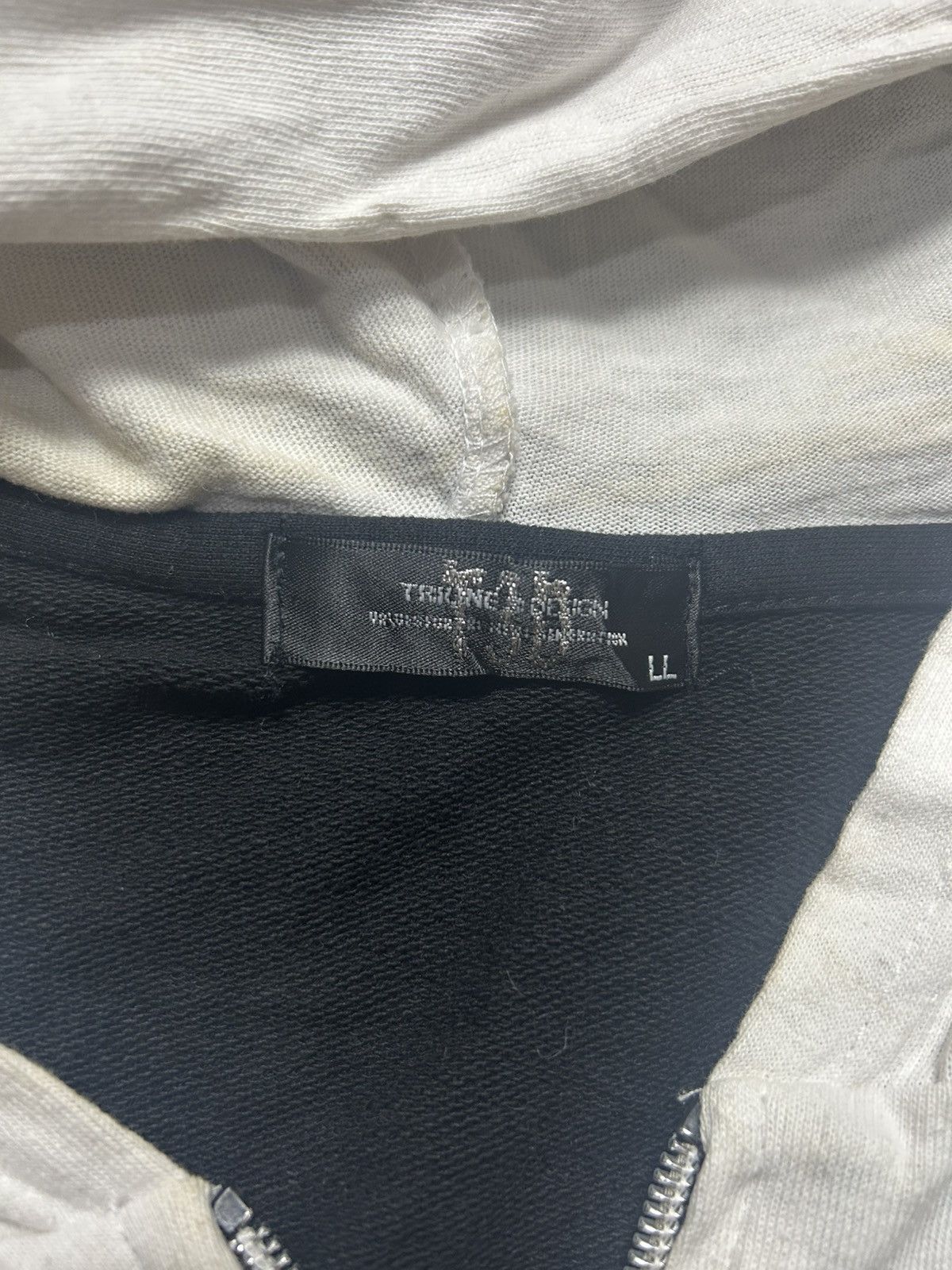 Japanese Brand Y2K Triune 3 Design - Double Layer Poem Vest Hooded Size US M / EU 48-50 / 2 - 5 Thumbnail