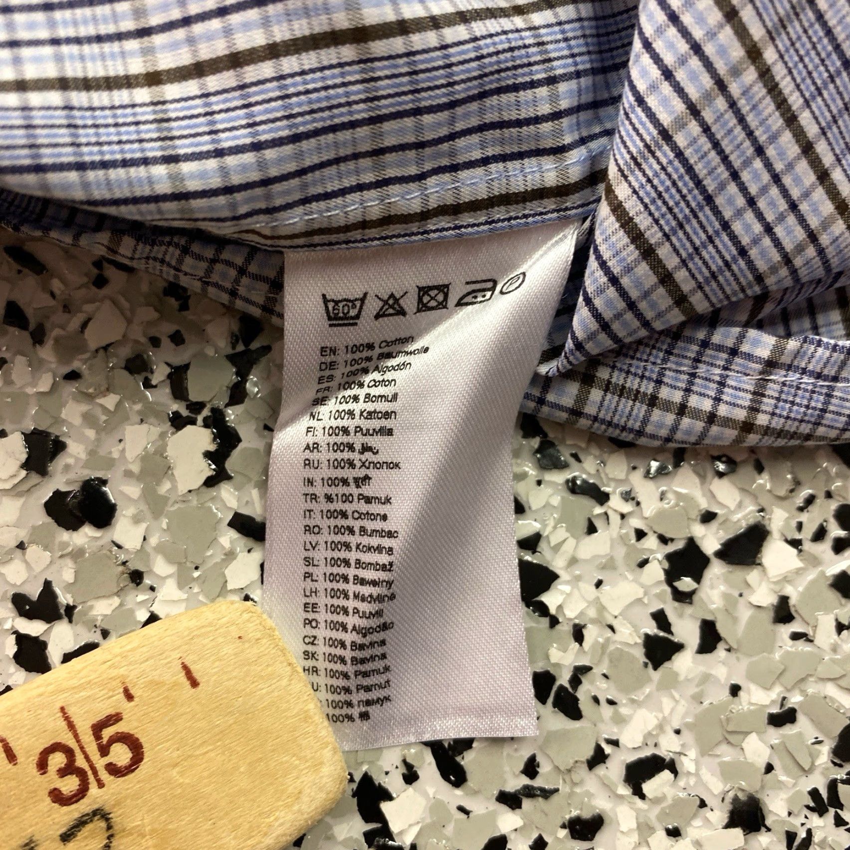 Eton Eton Contemporary Men's Large Long Sleeve Button-Down Shirt Cotton Check 16 Multicolor Casual Business Dress Shirt Mens Large Size US L / EU 52-54 / 3 - 5 Thumbnail