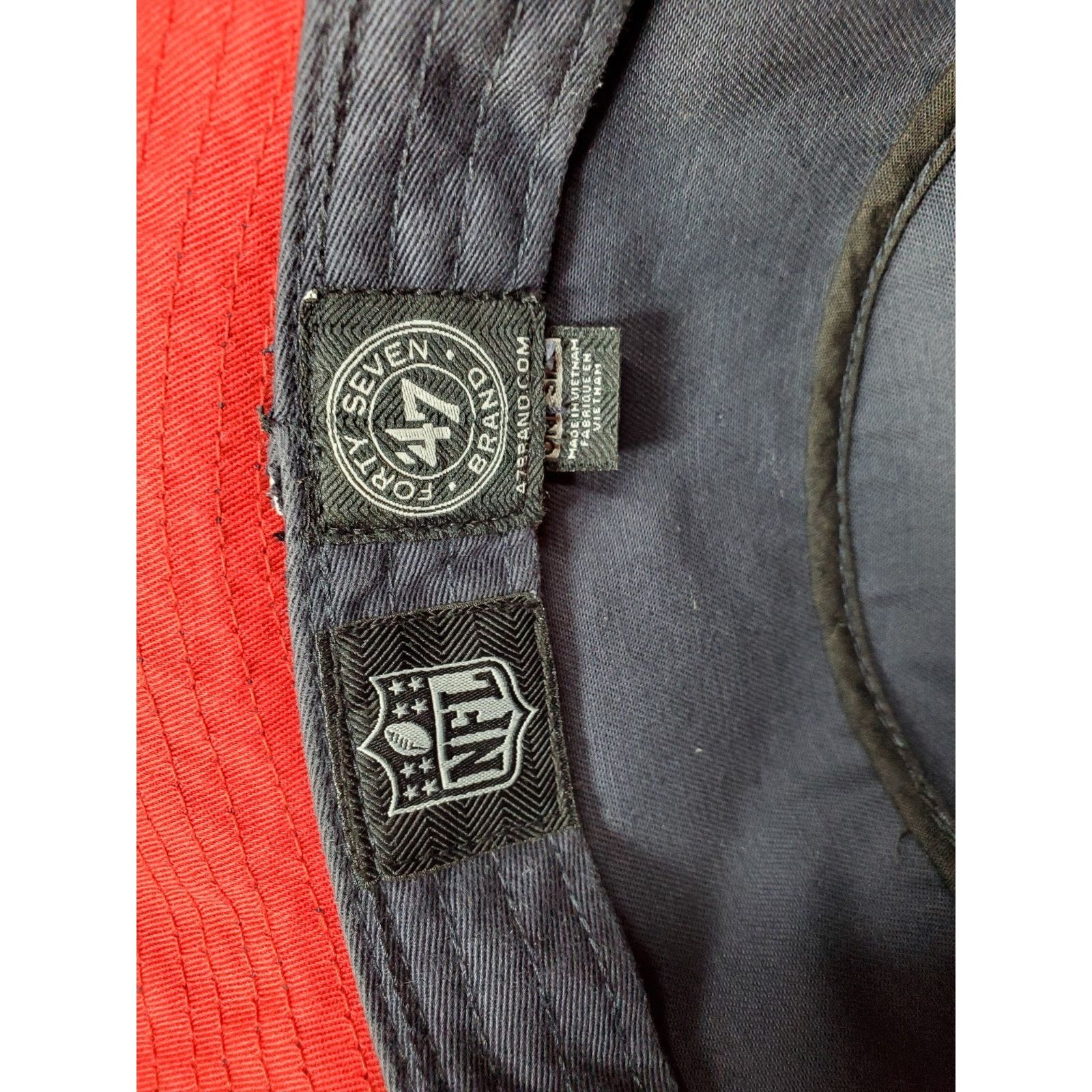 47 Brand × NFL NEW ENGLAND PATRIOTS LEGACY BUCKET HAT FOOTBALL FISHING CAP Size ONE SIZE - 10 Thumbnail