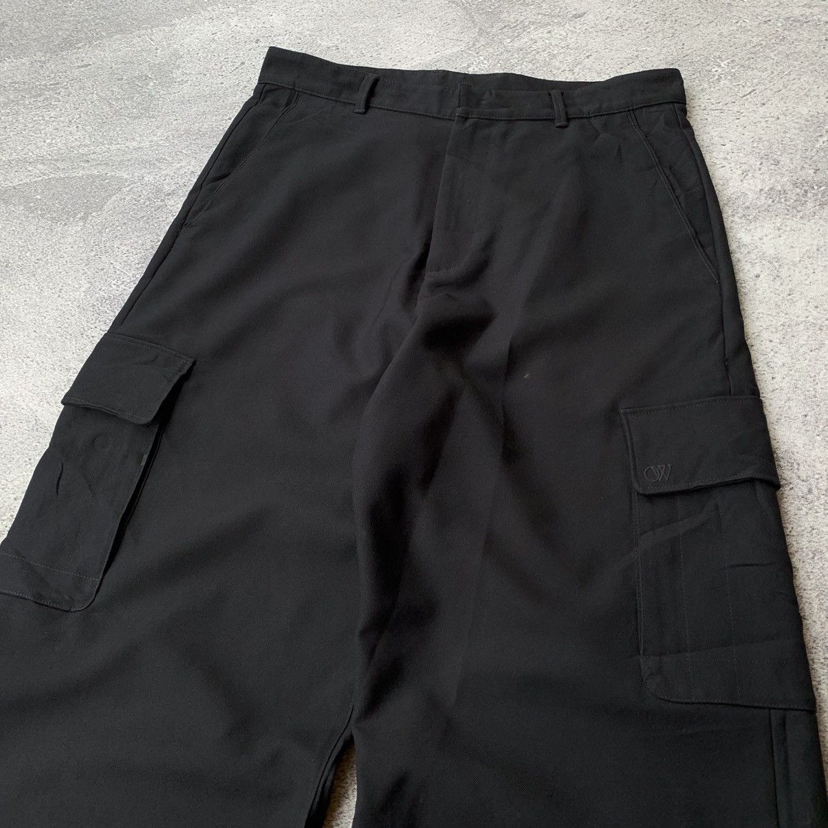 Off-White Off White Cargo Baggy Wide Trousers Size US 33 - 5 Thumbnail