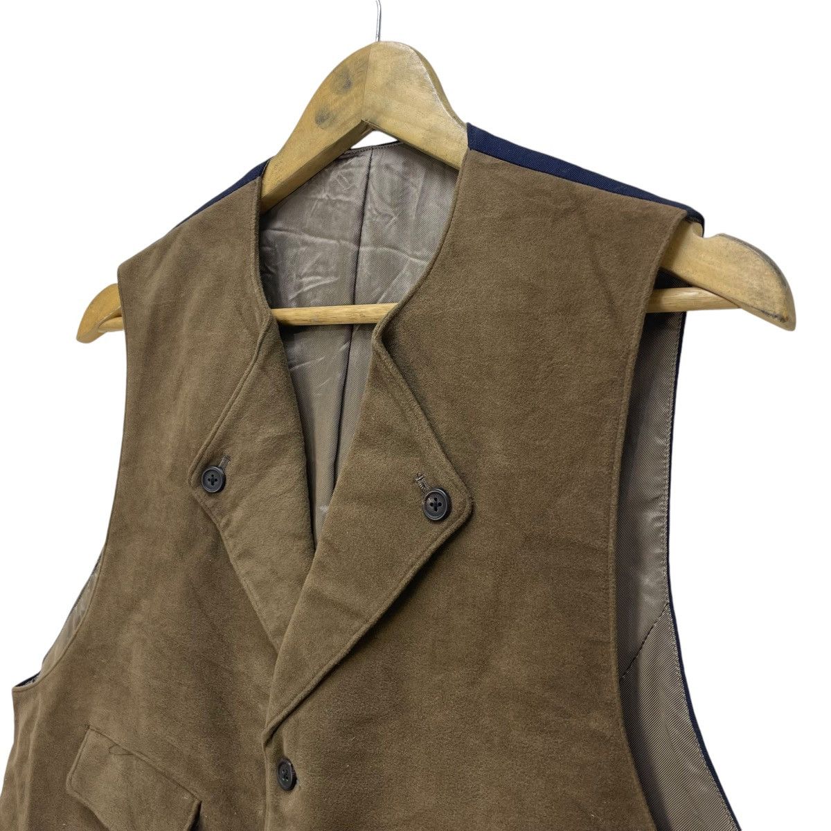 Y's for Men × Yohji Yamamoto Yohji Yamamoto Double Collar Ys For Men Buckle Waist Vest Size US M / EU 48-50 / 2 - 4 Thumbnail