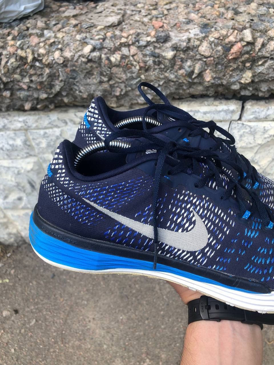 Nike × Vintage VERY RARE NIKE LUNAR CALDRA RUNNING JAPAN STYLE DRILL Y2K Size US 10.5 / EU 43-44 - 7 Thumbnail